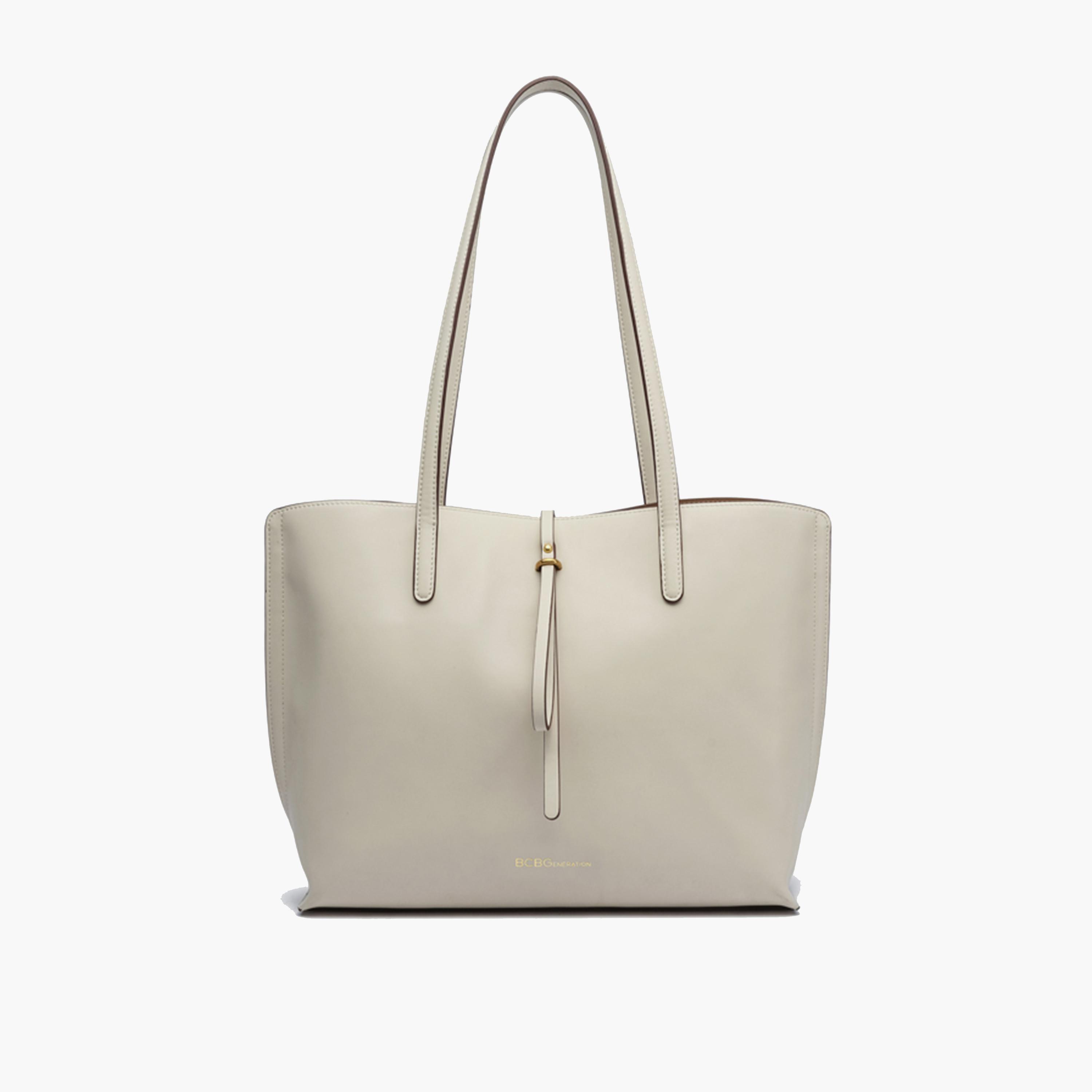 BCBG Double-Handle Tote Bag with Magnetic Closure | 37 x 26 x 12 cm-women-bagsandwallets-handbags-image-1