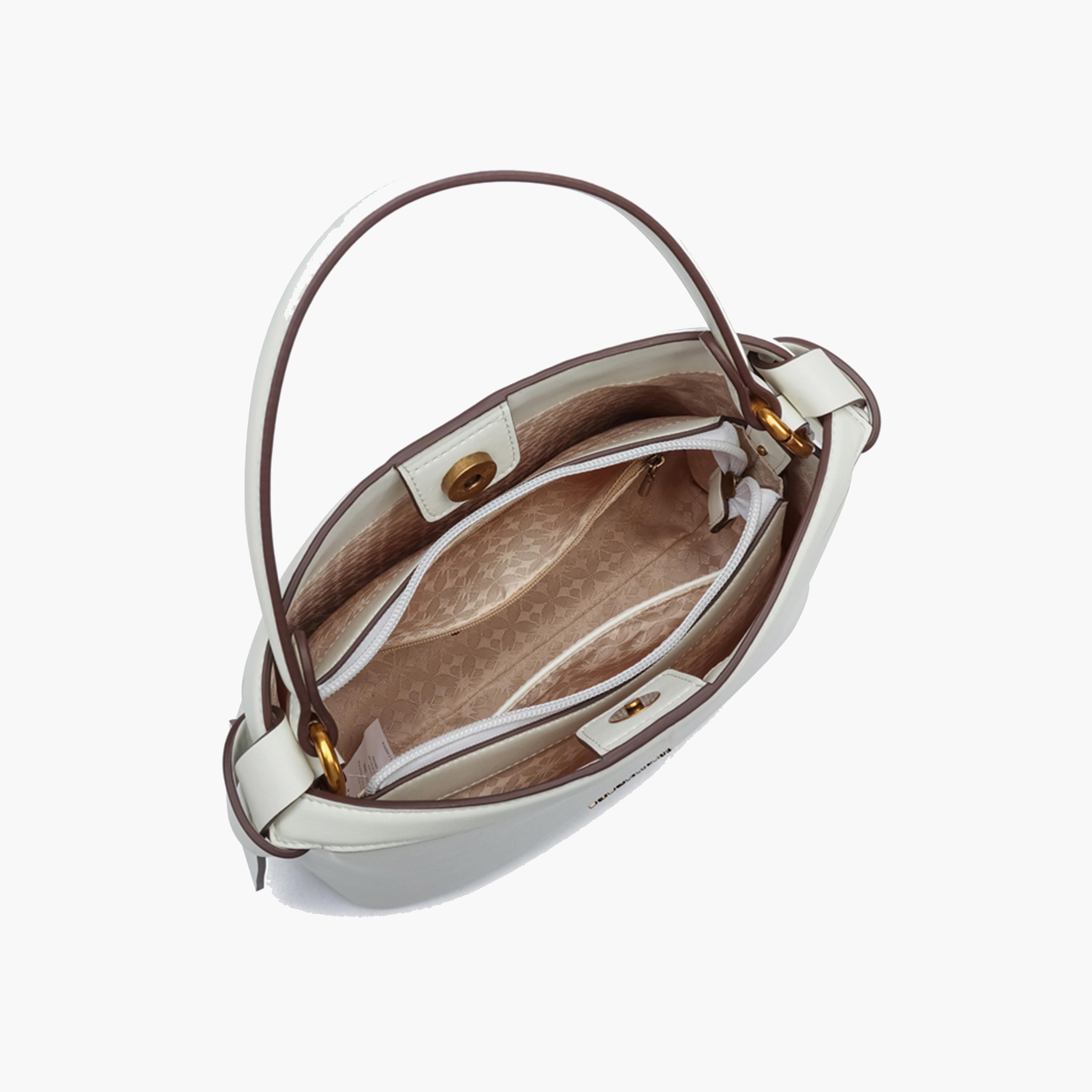 BCBG Shoulder Bag with Magnetic Closure and Detachable Strap | 24.5 x 19 x 10.5 cm-women-bagsandwallets-handbags-image-4