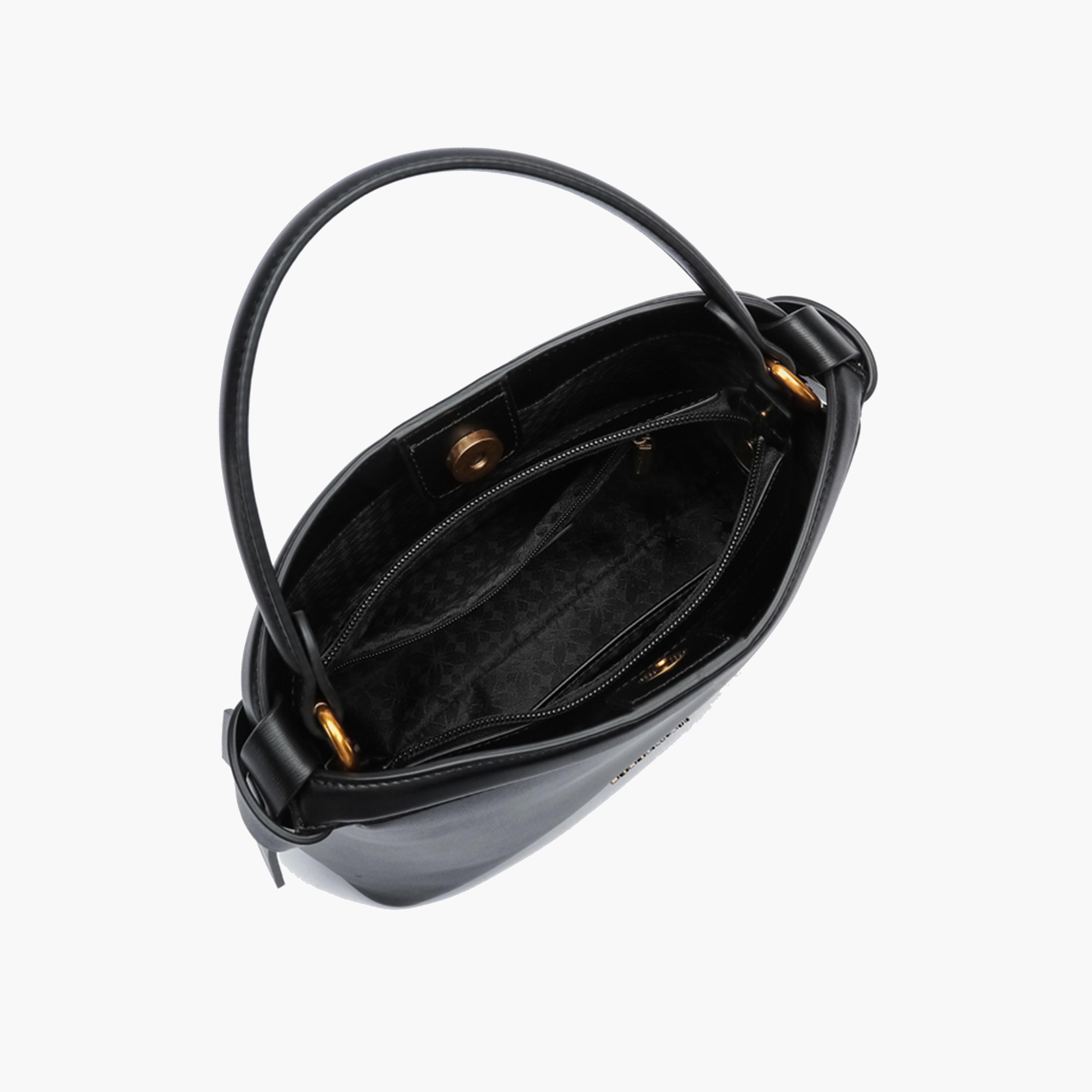 BCBG Shoulder Bag with Magnetic Closure and Detachable Strap | 24.5 x 19 x 10.5 cm-women-bagsandwallets-handbags-image-8