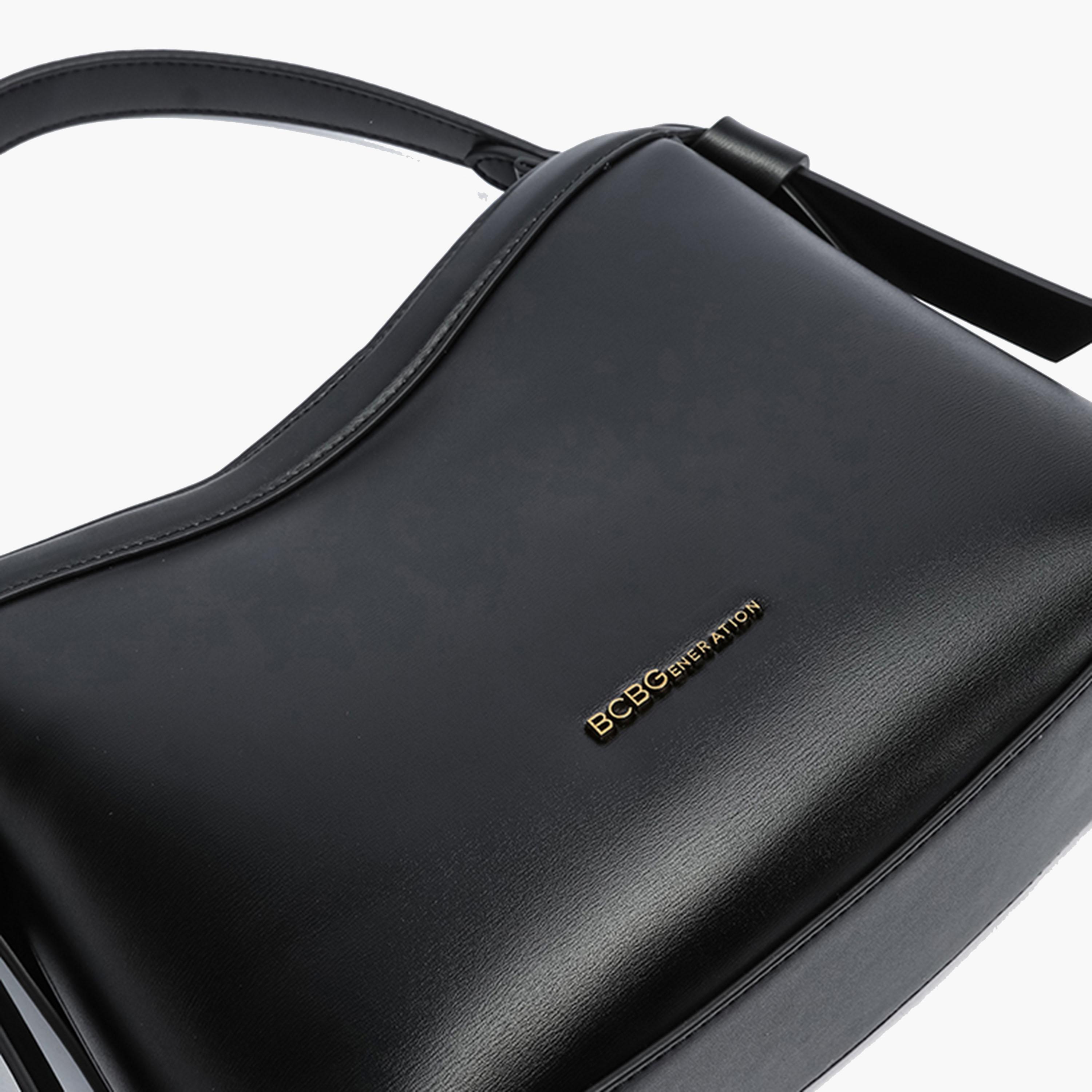 BCBG Shoulder Bag with Magnetic Closure and Detachable Strap | 24.5 x 19 x 10.5 cm-women-bagsandwallets-handbags-image-4