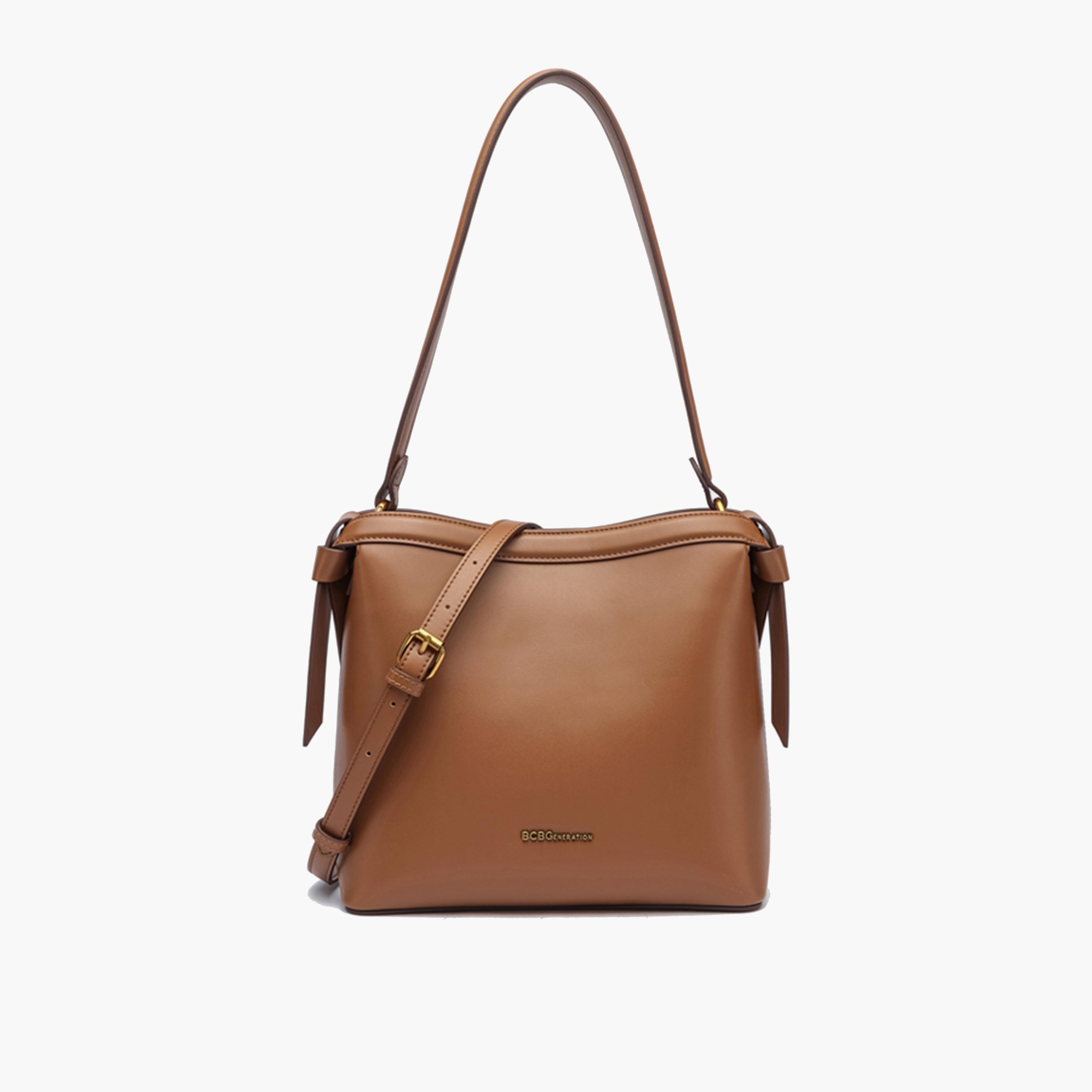 BCBG Shoulder Bag with Magnetic Closure and Detachable Strap | 28 x 23 x 10.5 cm-women-bagsandwallets-handbags-image-1