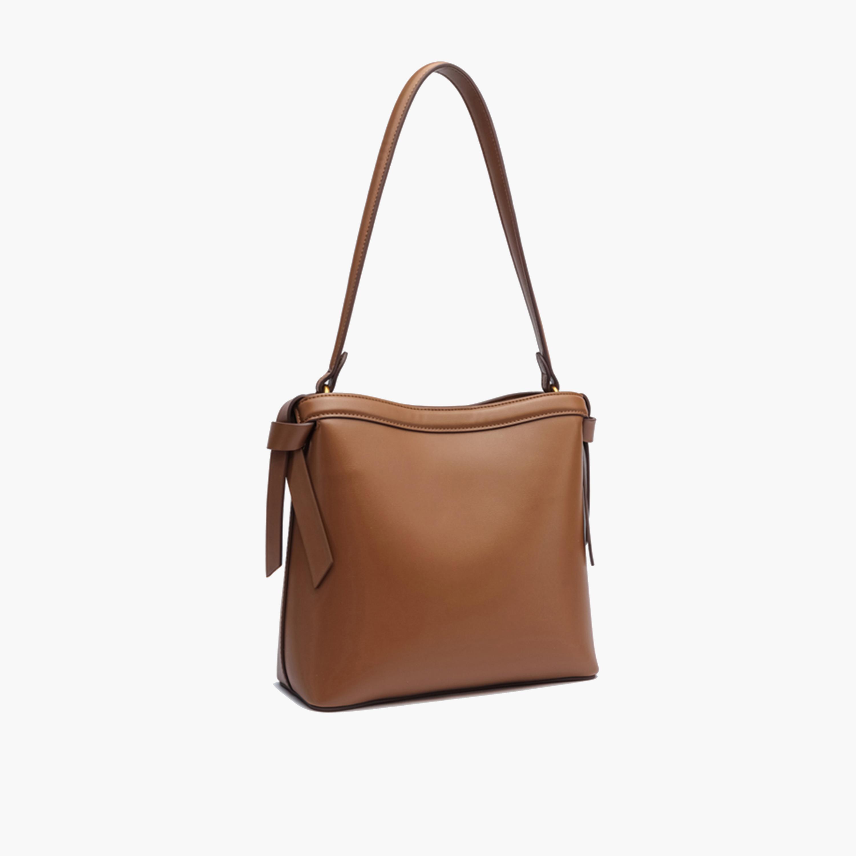BCBG Shoulder Bag with Magnetic Closure and Detachable Strap | 28 x 23 x 10.5 cm-women-bagsandwallets-handbags-image-2