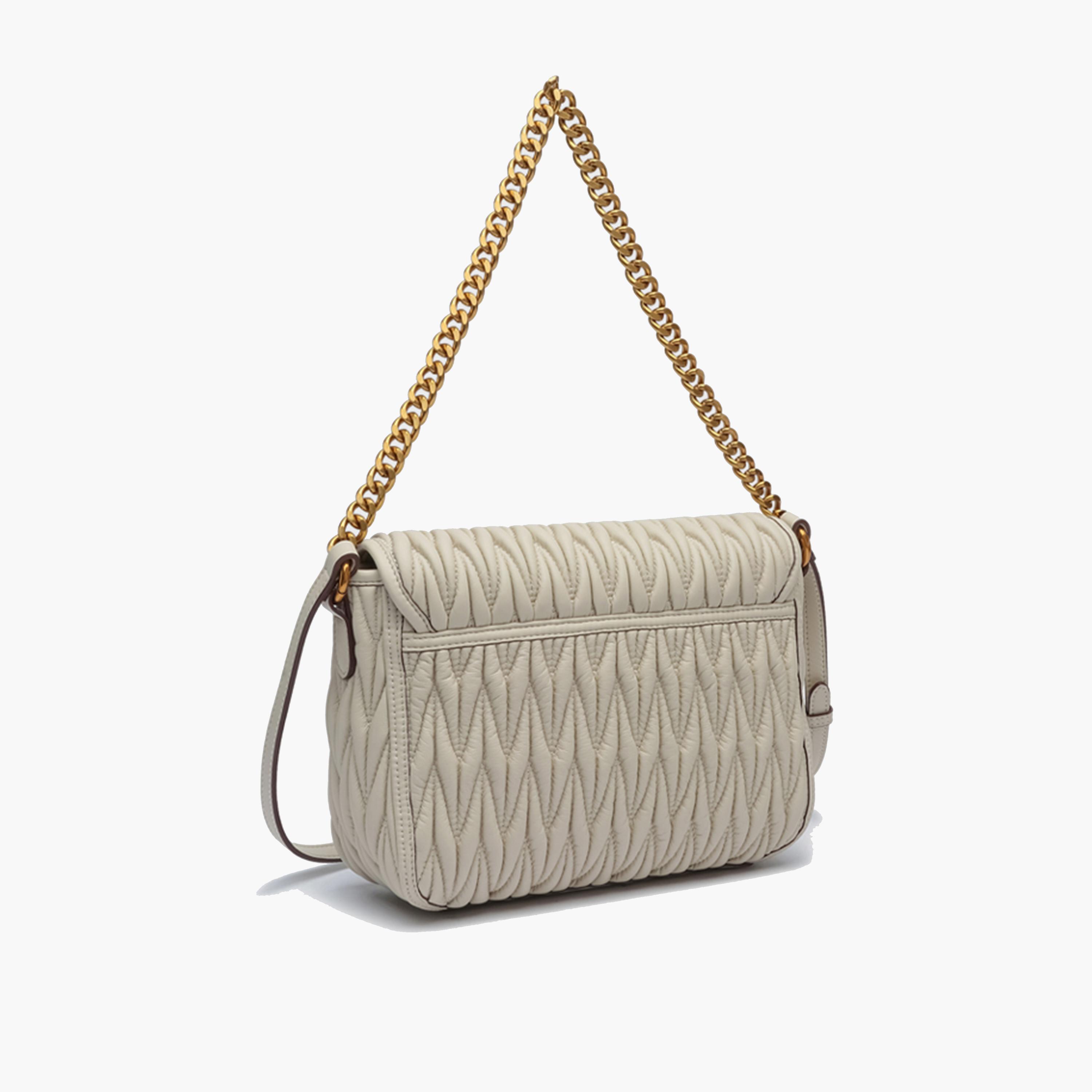 BCBG Quilted Shoulder Bag with Flap Closure and Chain Strap | 28 x 16 x 10 cm-women-bagsandwallets-handbags-image-3