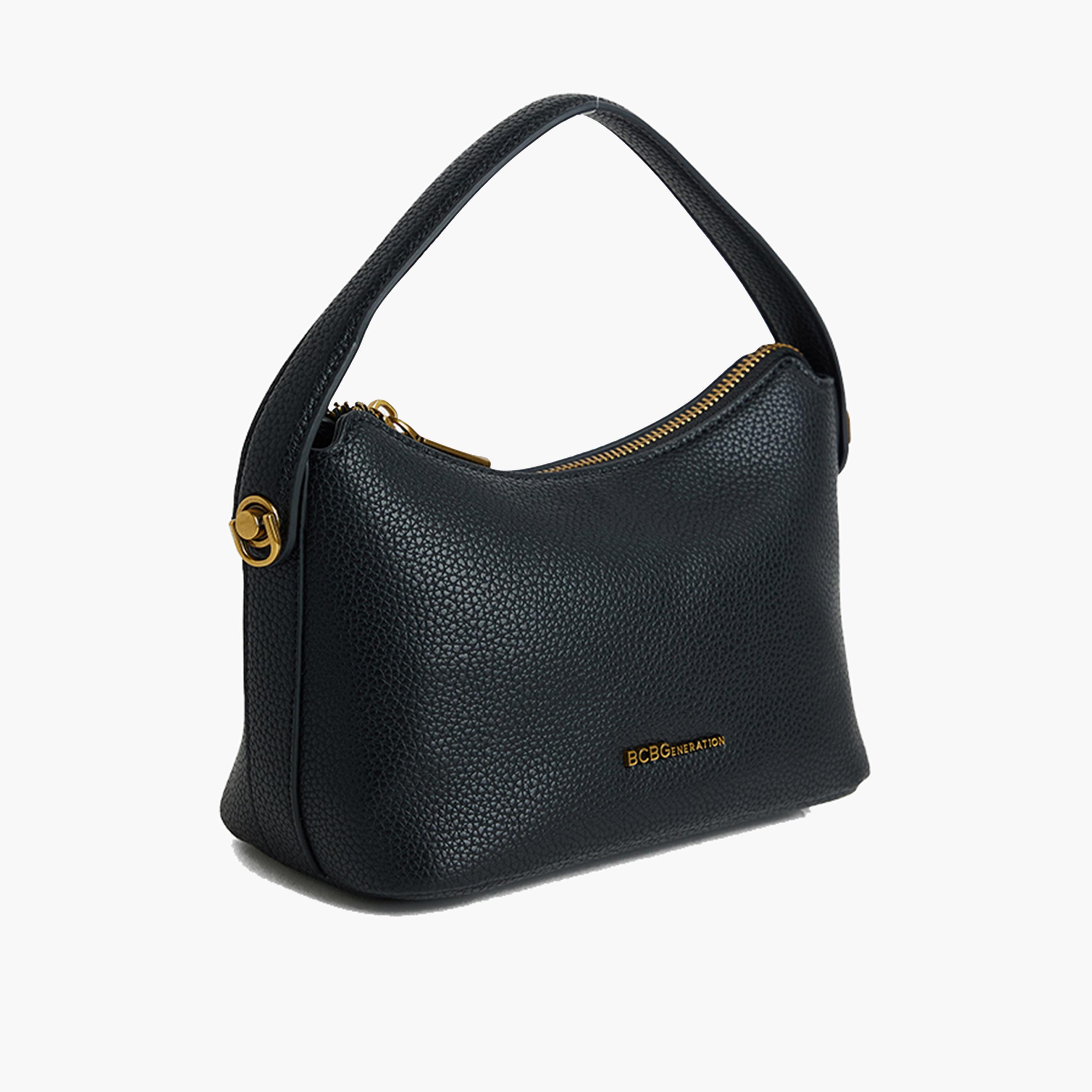 بي سي بي جي- شنطة كتف منقوشة بسحاب إغلاق وحزام قابل للفصل-women-bagsandwallets-handbags-image-9