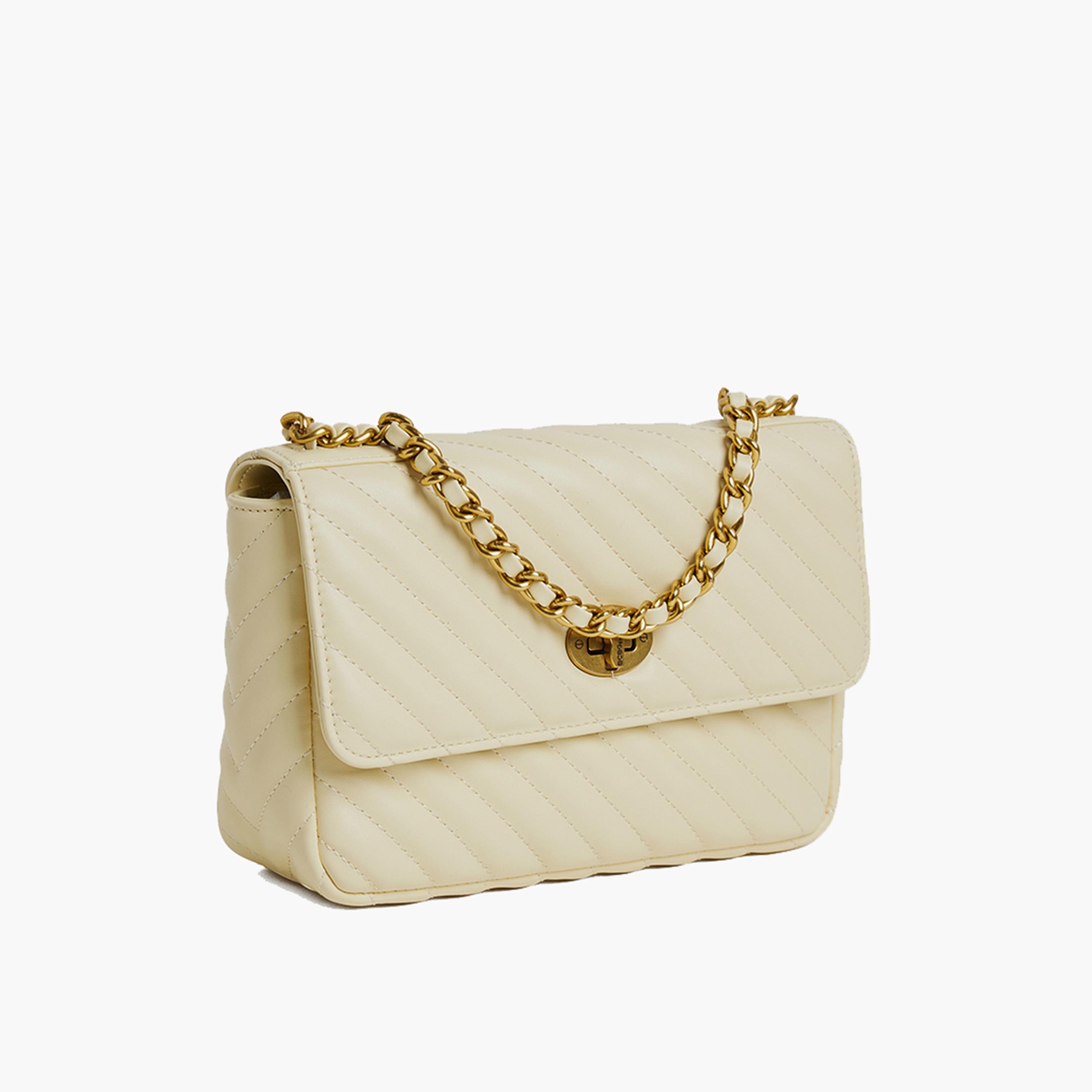 بي سي بي جي- شنطة كتف مبطنة بمقبض علوي وحزام سلسلة-women-bagsandwallets-handbags-image-4