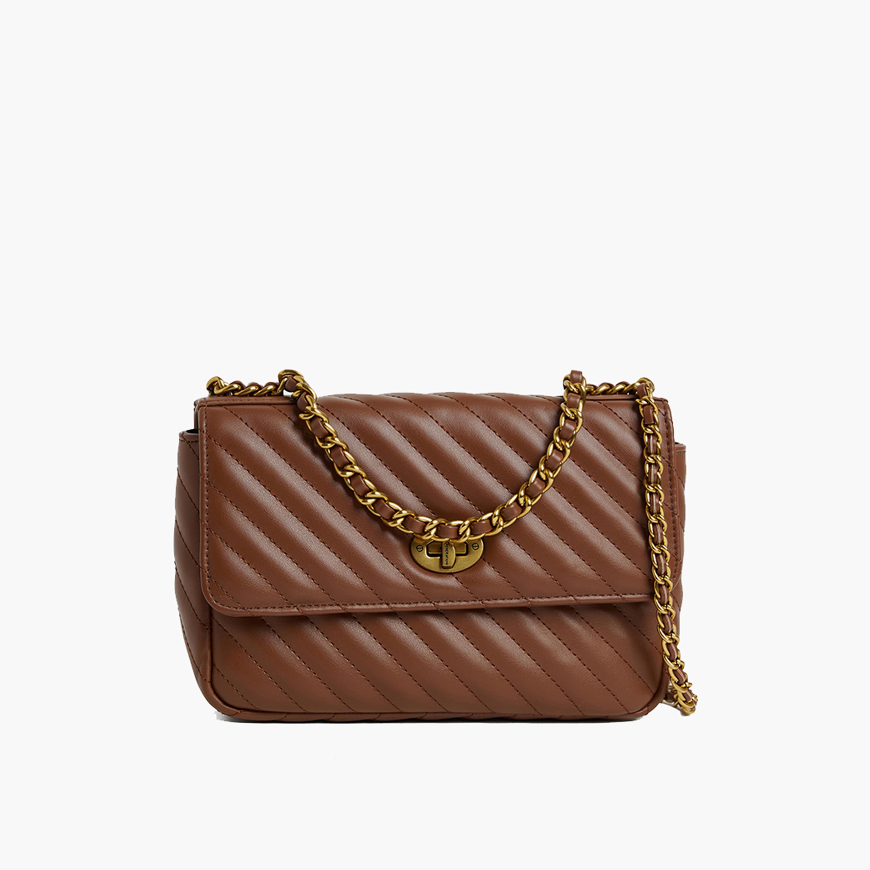 بي سي بي جي- شنطة كتف مبطنة بمقبض علوي وحزام سلسلة-women-bagsandwallets-handbags-image-6