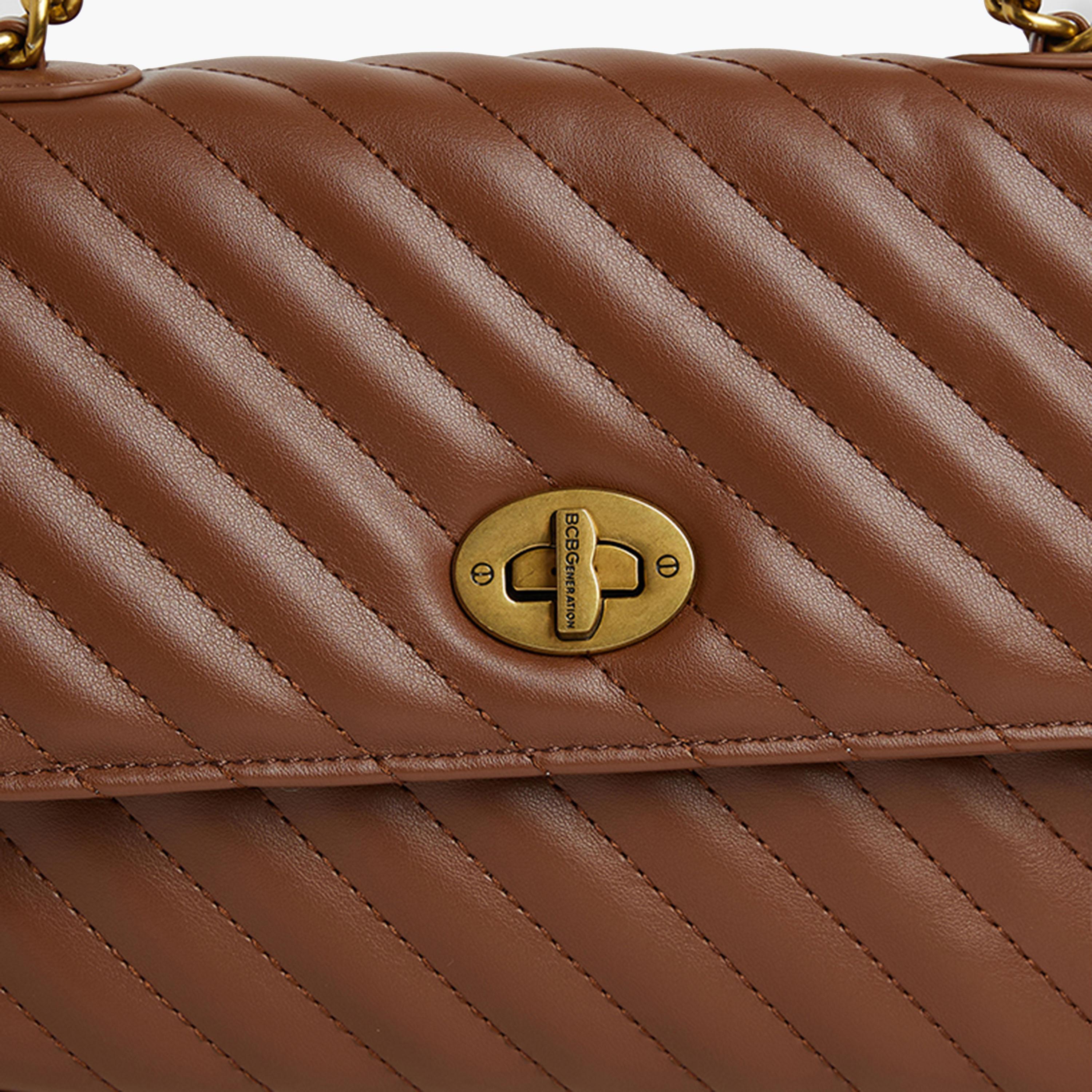 بي سي بي جي- شنطة كتف مبطنة بمقبض علوي وحزام سلسلة-women-bagsandwallets-handbags-image-10