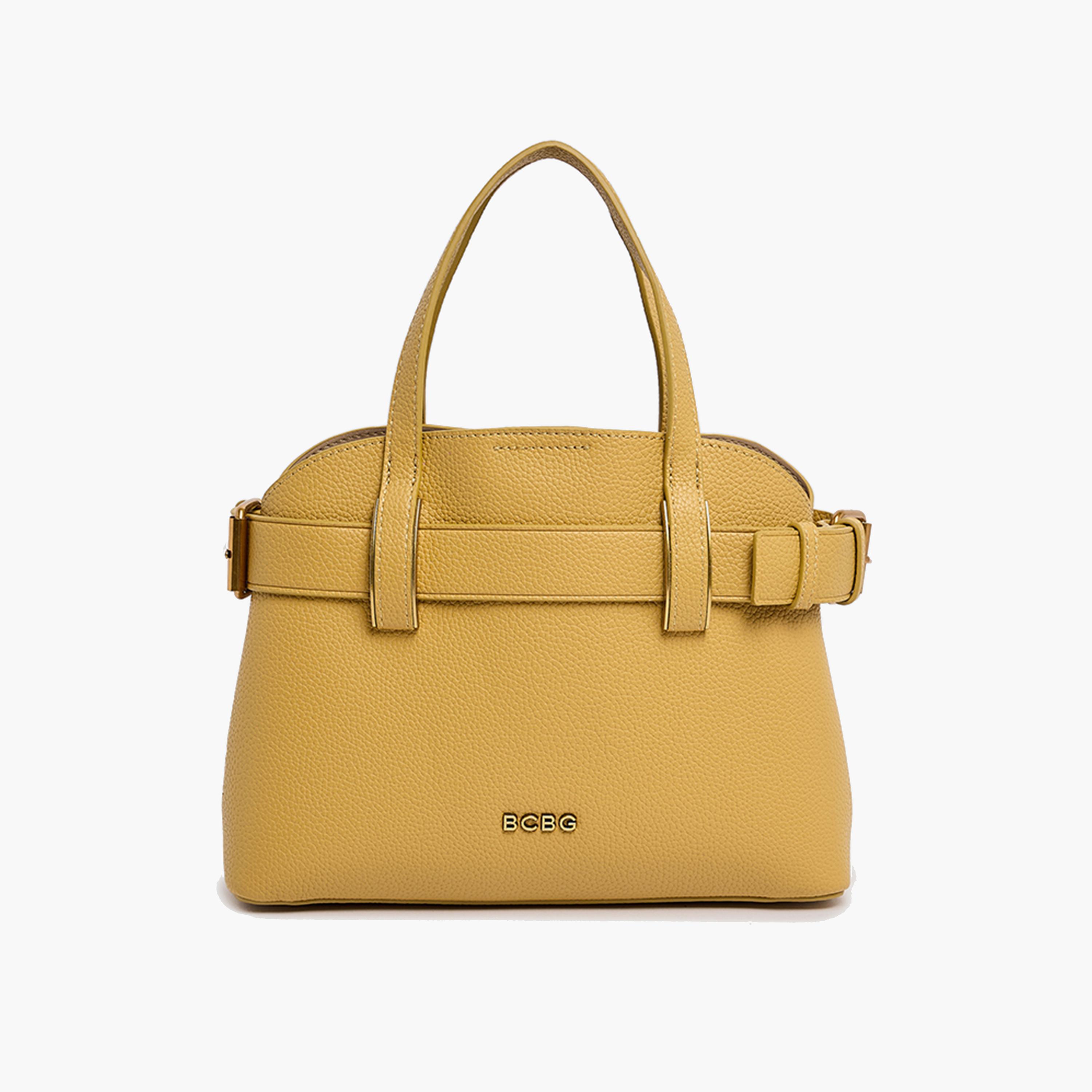 بي سي بي جي- شنطة ساتشل بمقبضين منقوشة بإغلاق مغناطيسي وحزام قابل للفصل-women-bagsandwallets-handbags-image-1