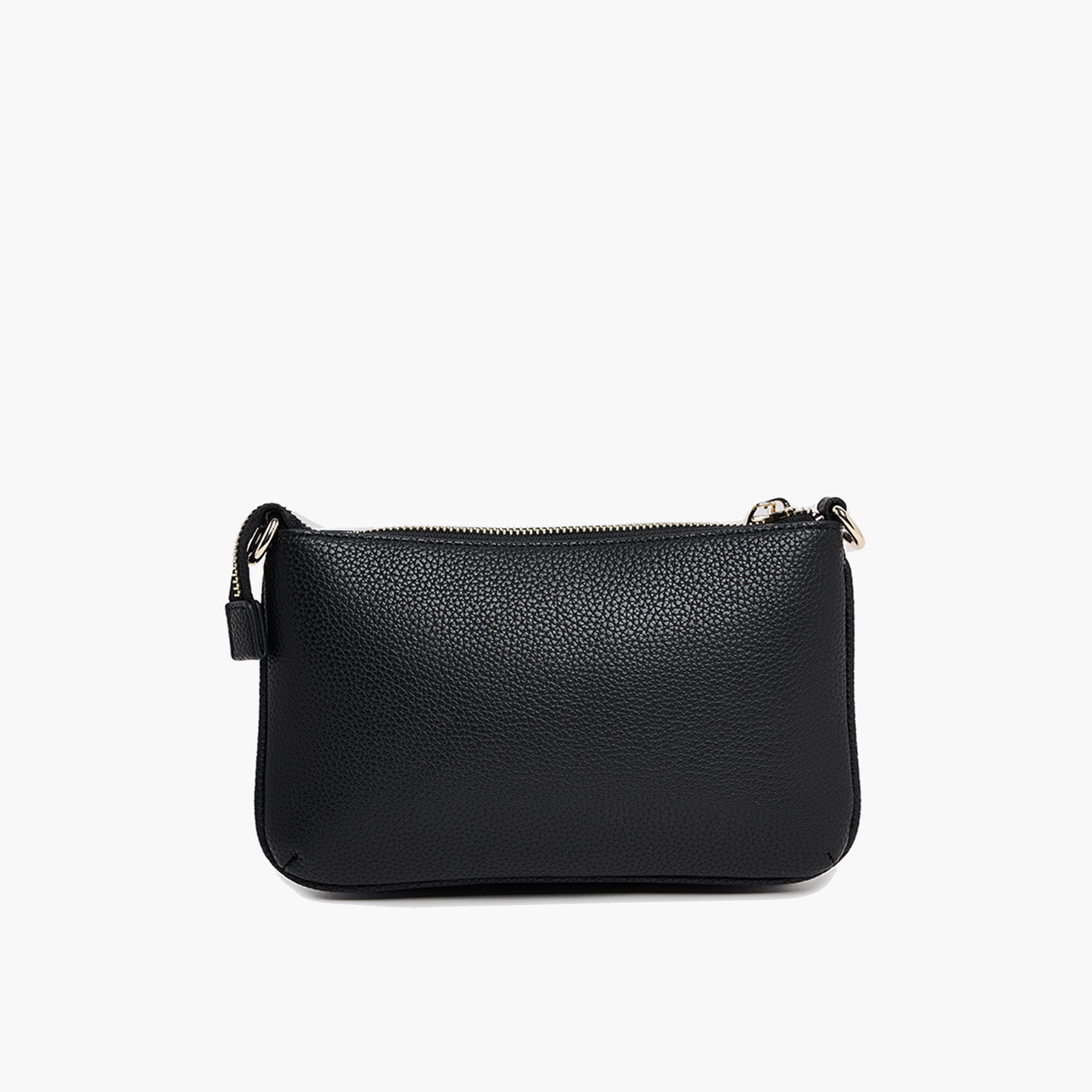 BCBG Textured Crossbody Bag with Zipper and an Adjustable Strap | 22 x 13 x 4 cm-women-bagsandwallets-handbags-image-8