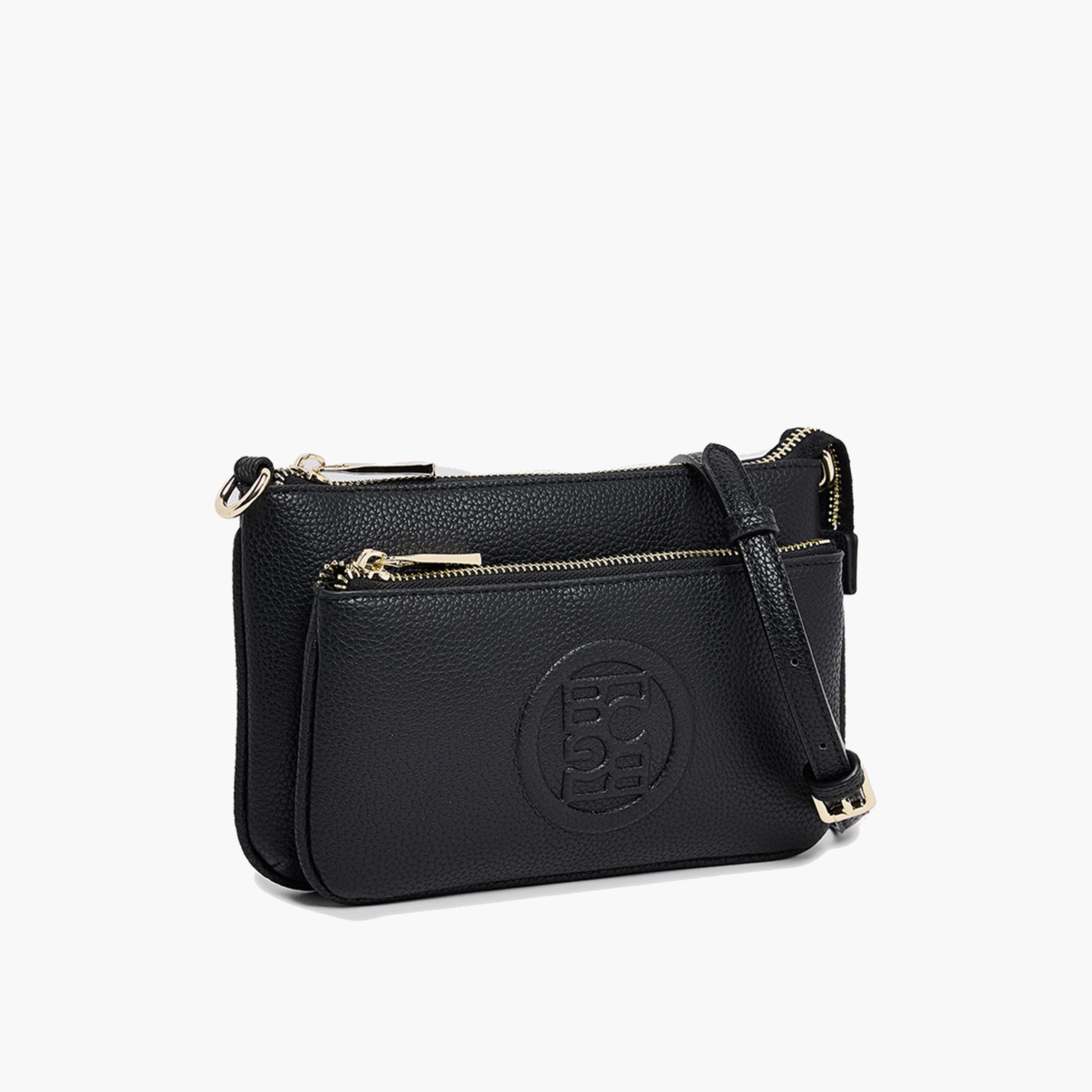 بي سي بي جي- شنطة كروس بودي منقوشة بسحاب إغلاق وحزام قابل للتعديل-women-bagsandwallets-handbags-image-4