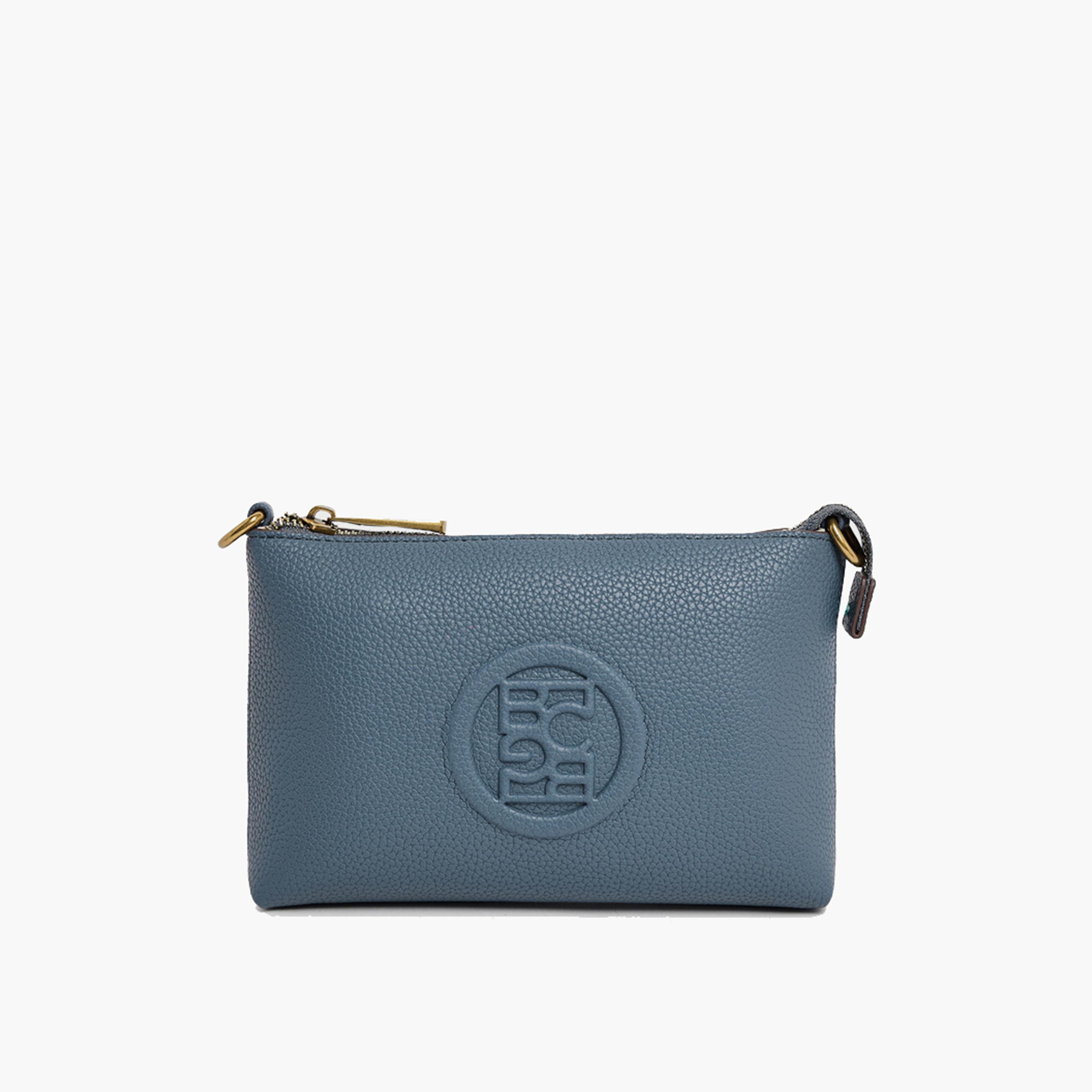 BCBG Textured Crossbody Bag with Zipper and an Adjustable Strap | 21 x 13 x 3.5 cm-women-bagsandwallets-handbags-image-11