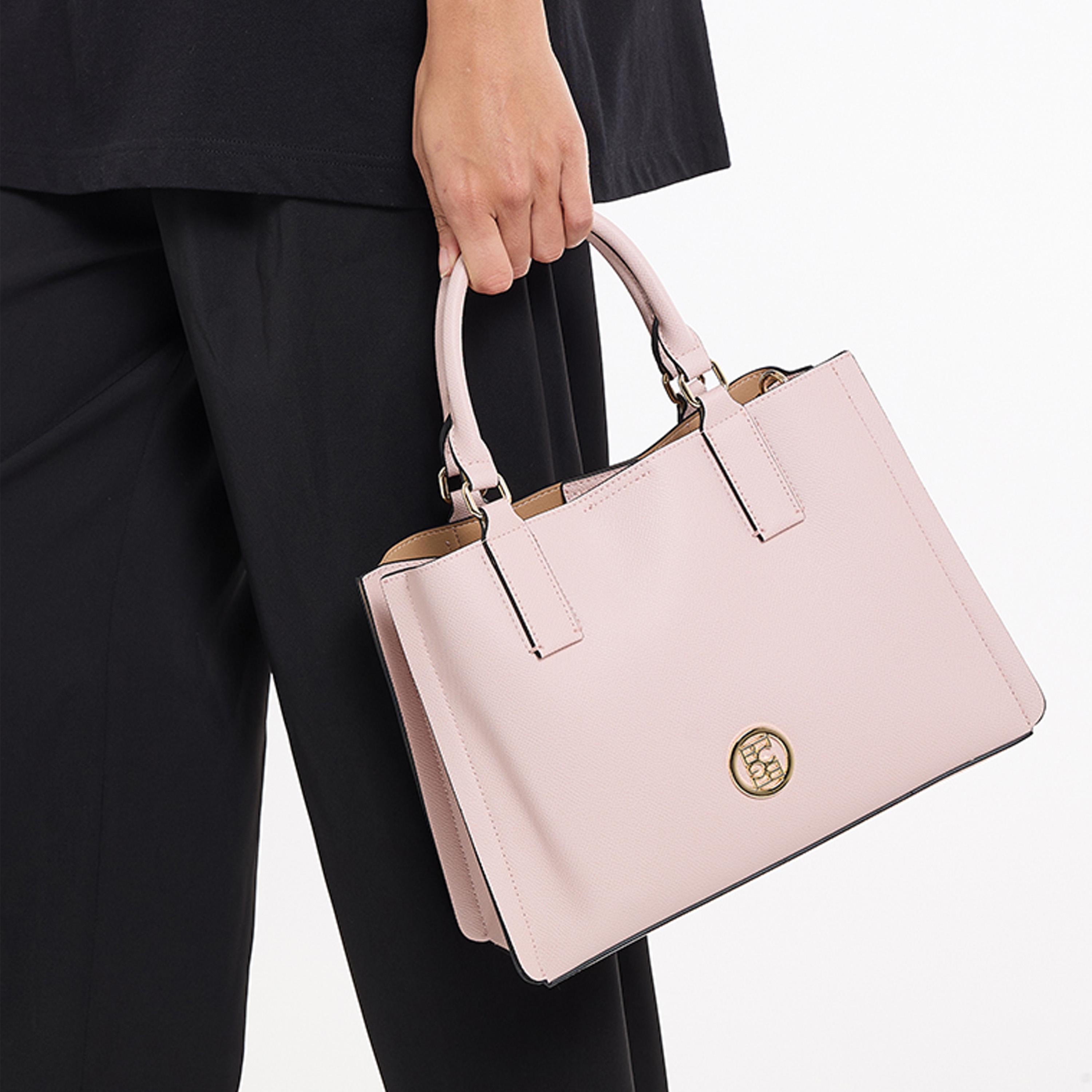 بي سي بي جي- شنطة ساتشل بمقبضين منقوشة بسحاب إغلاق وحزام قابل للفصل-women-bagsandwallets-handbags-image-2