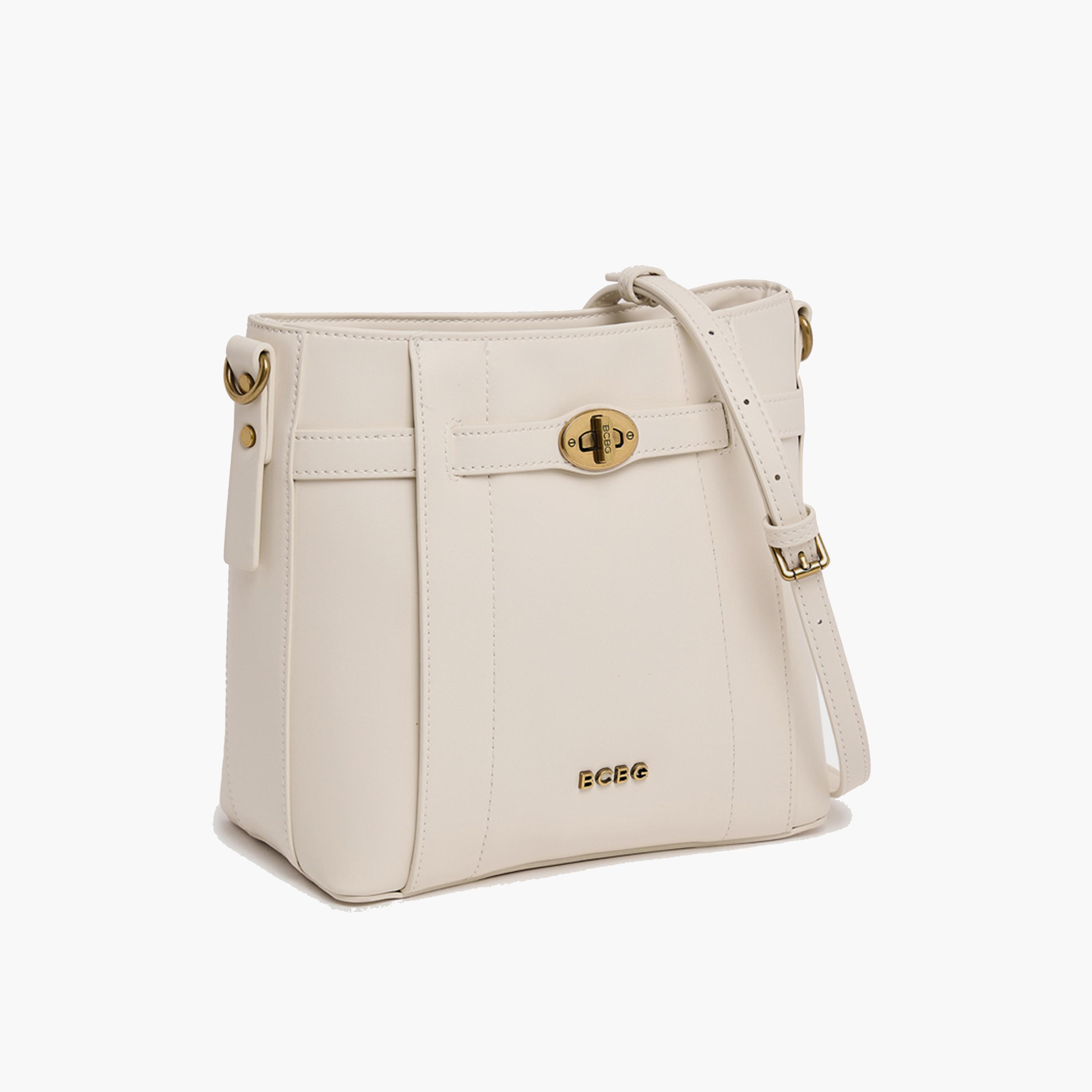 BCBG Shoulder Bag with Magnetic Closure and an Adjustable Strap | 24.5 x 21.5 x 12 cm-women-bagsandwallets-handbags-image-4