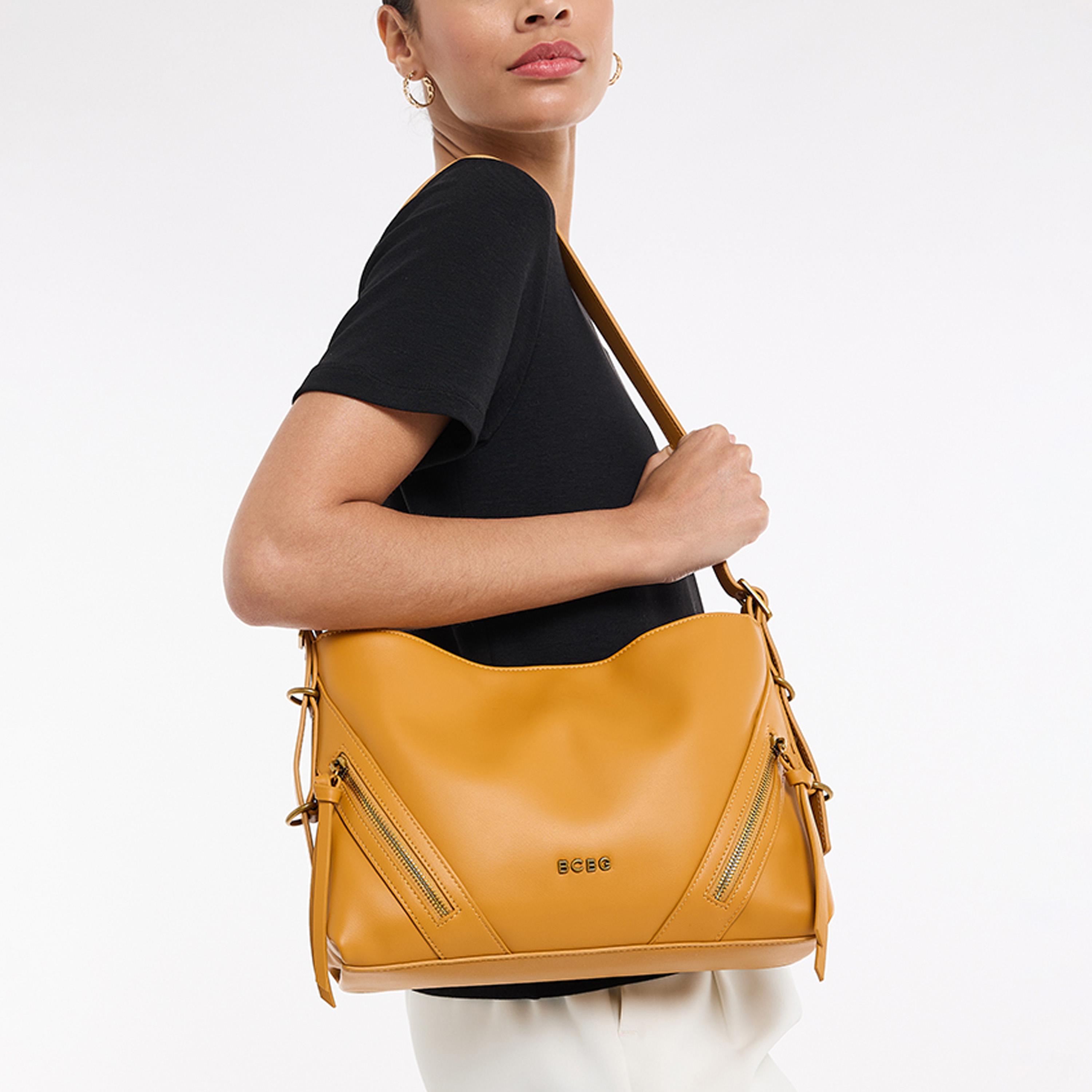 BCBG Shoulder Bag with Open Top Closure and an Adjustable Strap | 33 x 21 x 9 cm-women-bagsandwallets-handbags-image-2