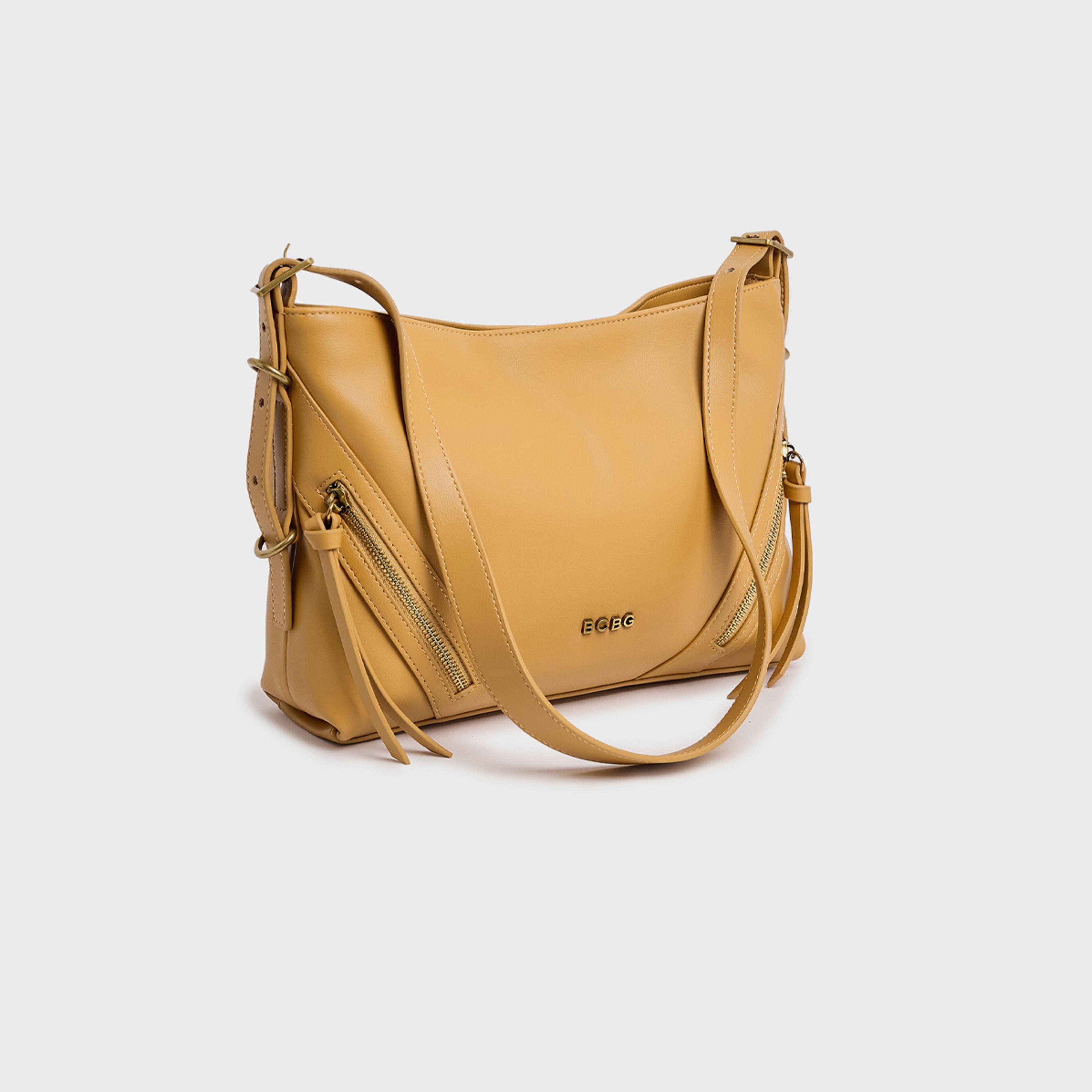 BCBG Shoulder Bag with Open Top Closure and an Adjustable Strap | 33 x 21 x 9 cm-women-bagsandwallets-handbags-image-4