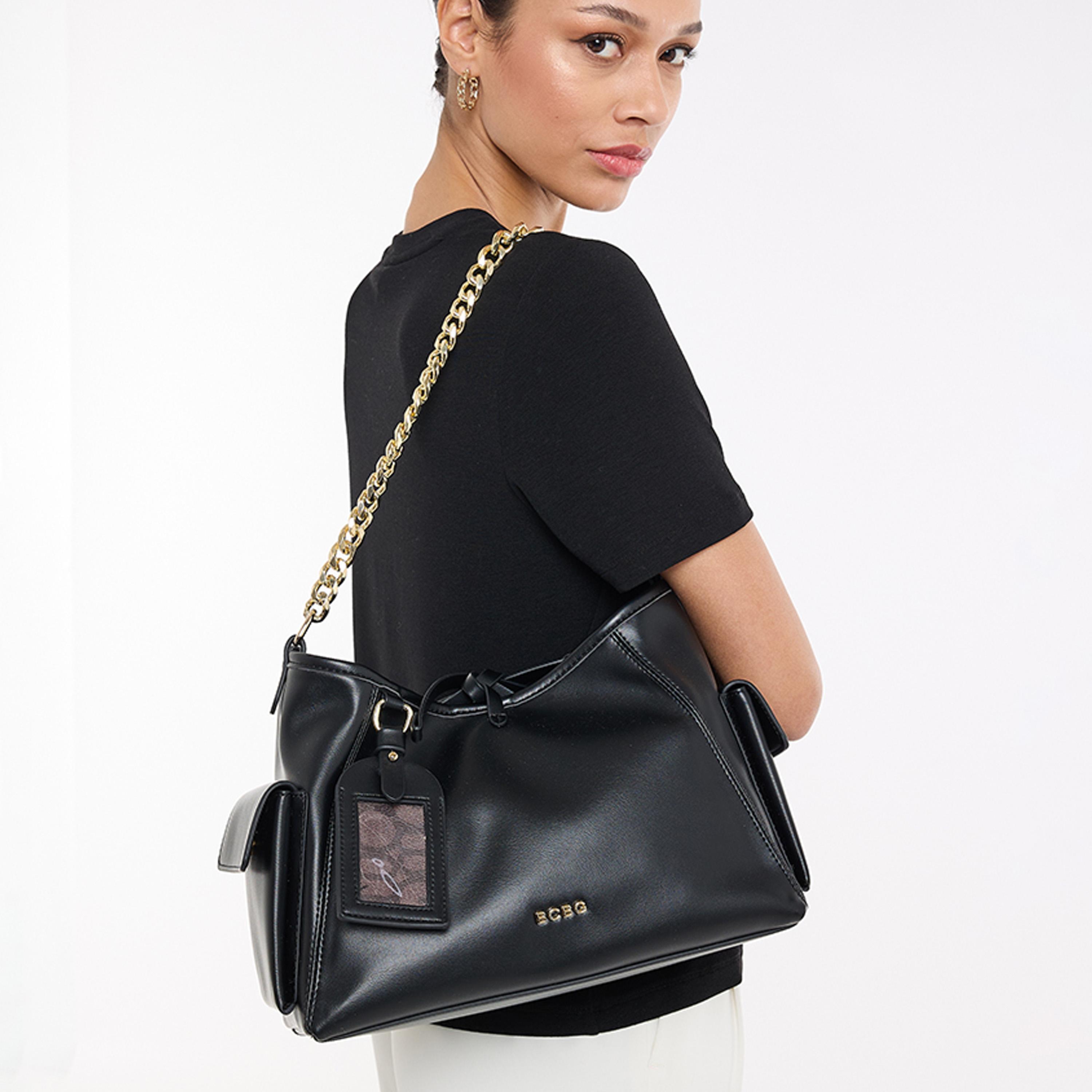 بي سي بي جي- شنطة كتف بقفل مغناطيسي وحزام سلسلة-women-bagsandwallets-handbags-image-2