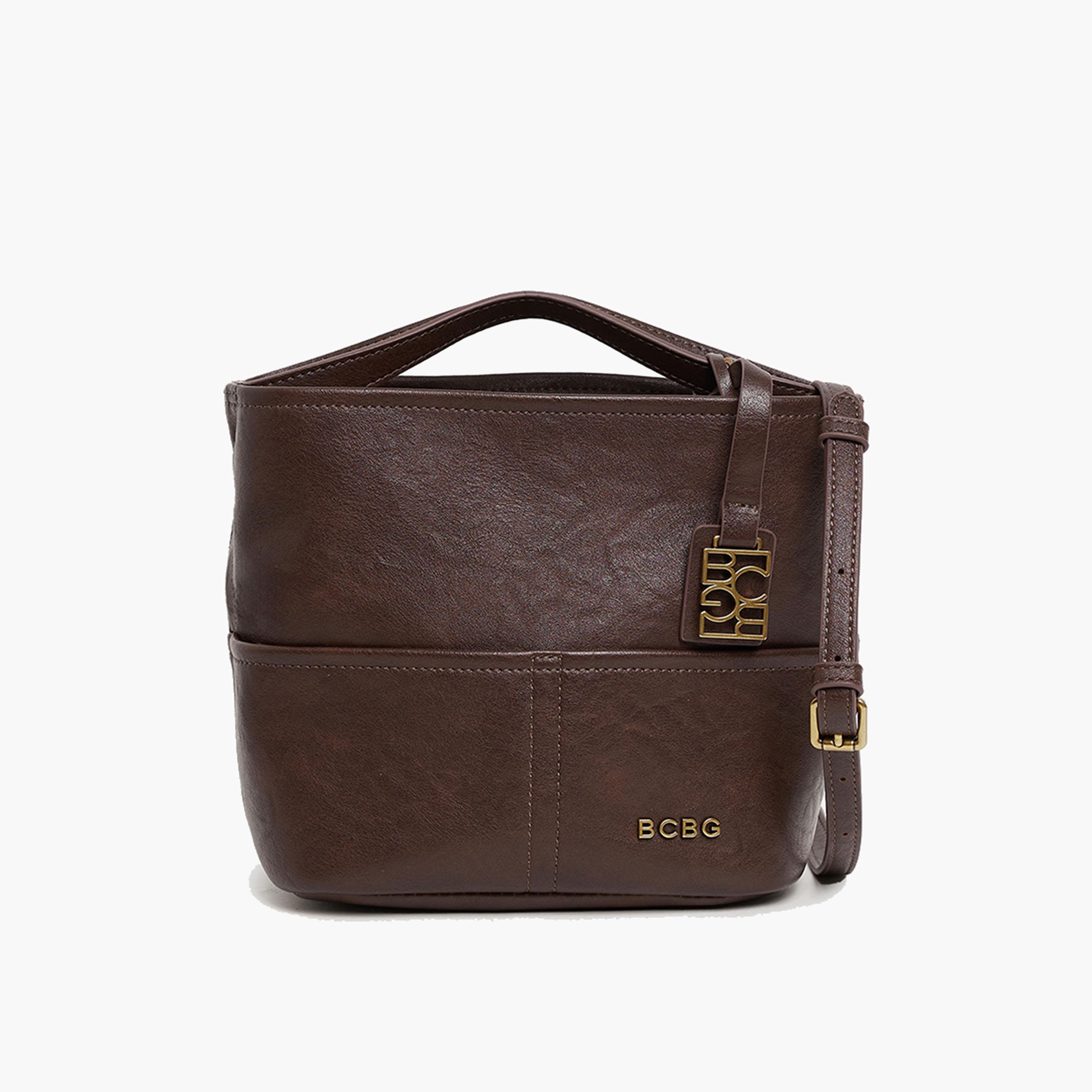 BCBG Top-Handle Shoulder Bag with Magnetic Closure and Detachable Strap | 24 x 18.5 x 12 cm-women-bagsandwallets-handbags-image-7
