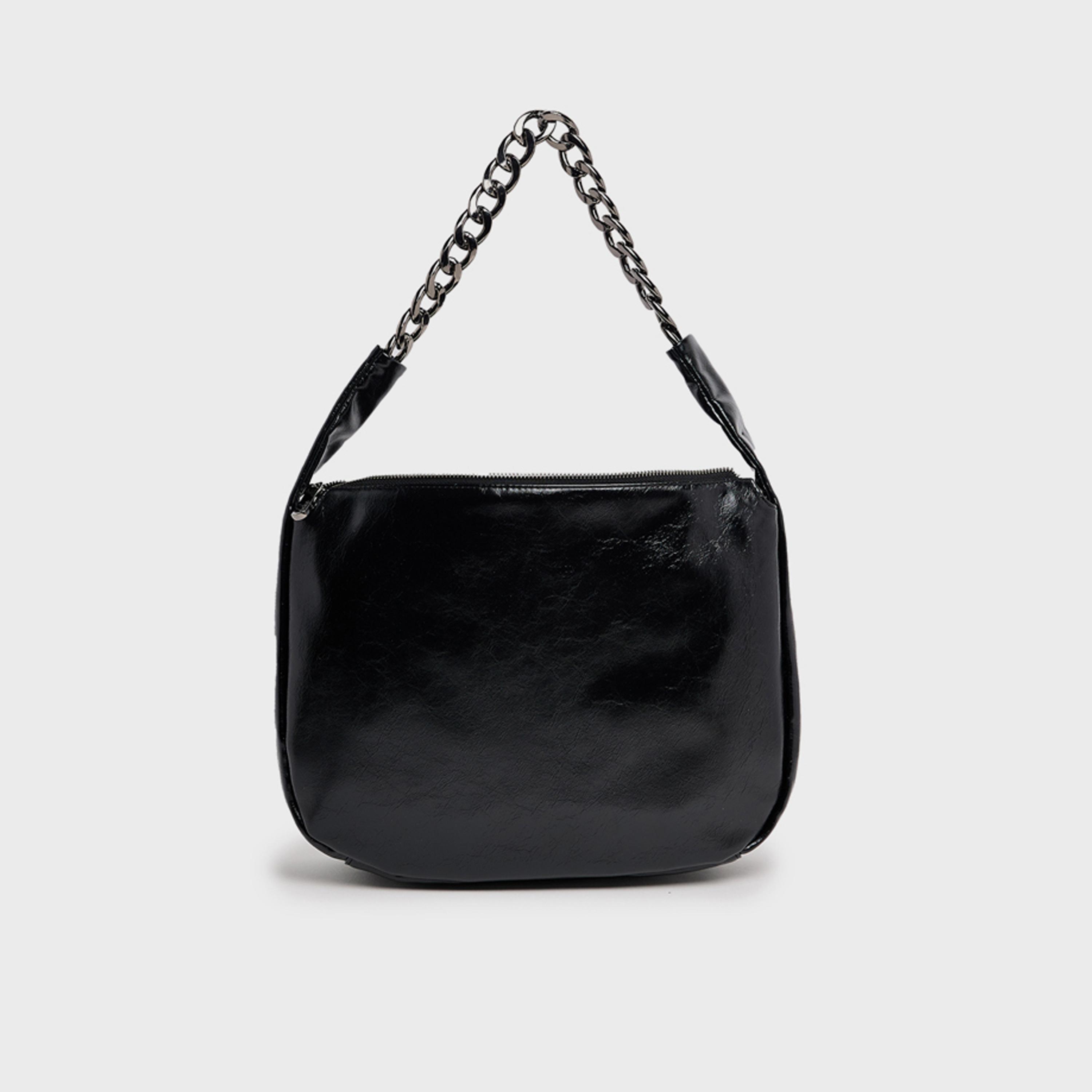بي سي بي جي- شنطة كتف منقوشة بسحاب إغلاق وحزام سلسلة-women-bagsandwallets-handbags-image-4