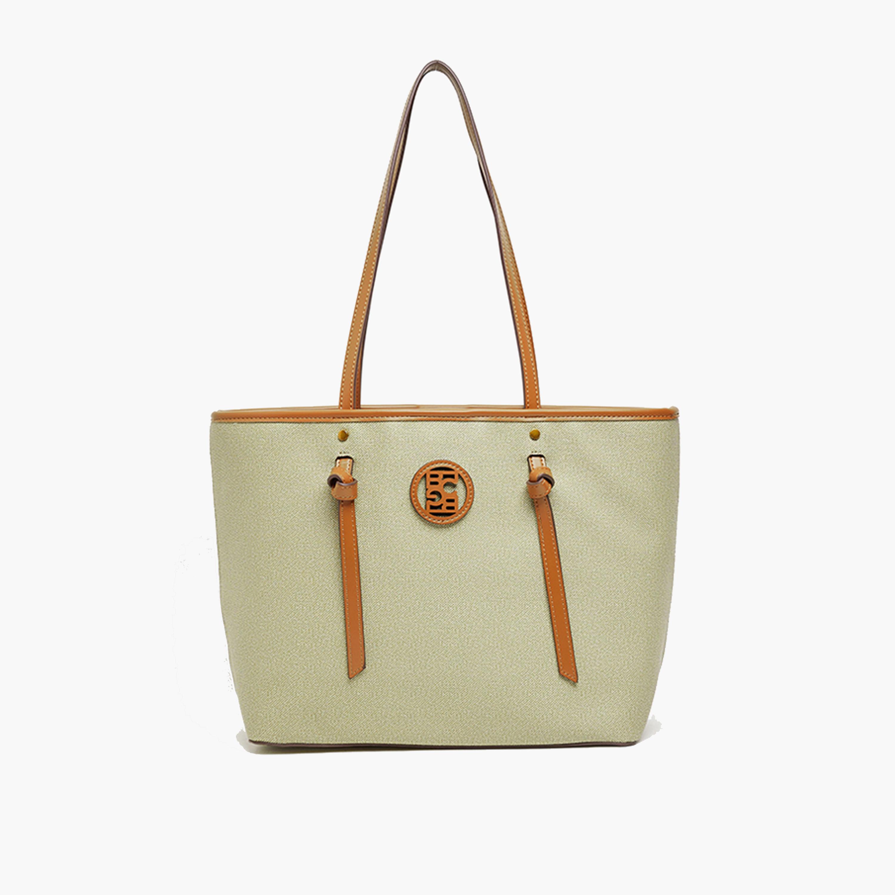 بي سي بي جي- شنطة توت بمقبضين منقوشة بإغلاق مغناطيسي-women-bagsandwallets-handbags-image-1