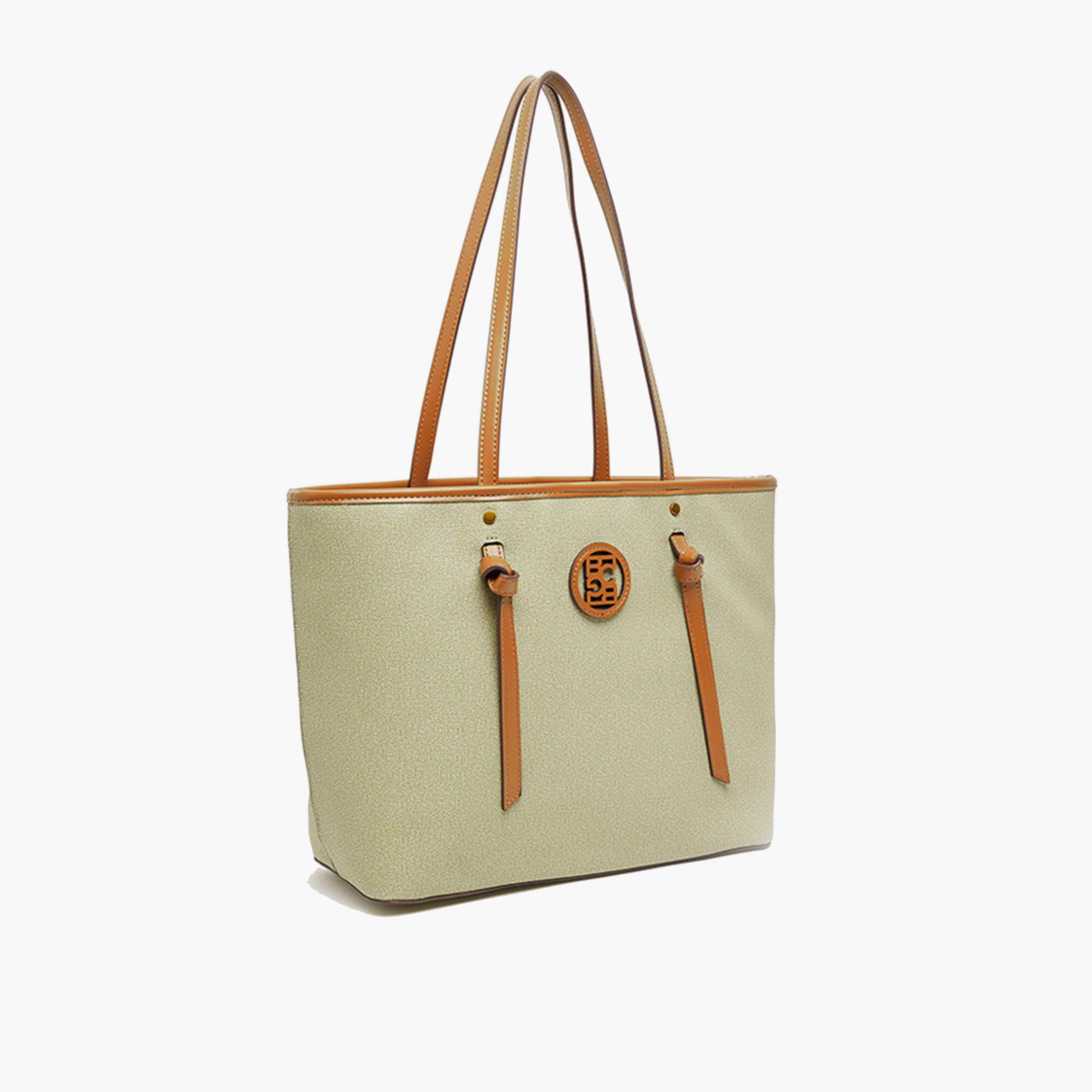 بي سي بي جي- شنطة توت بمقبضين منقوشة بإغلاق مغناطيسي-women-bagsandwallets-handbags-image-4