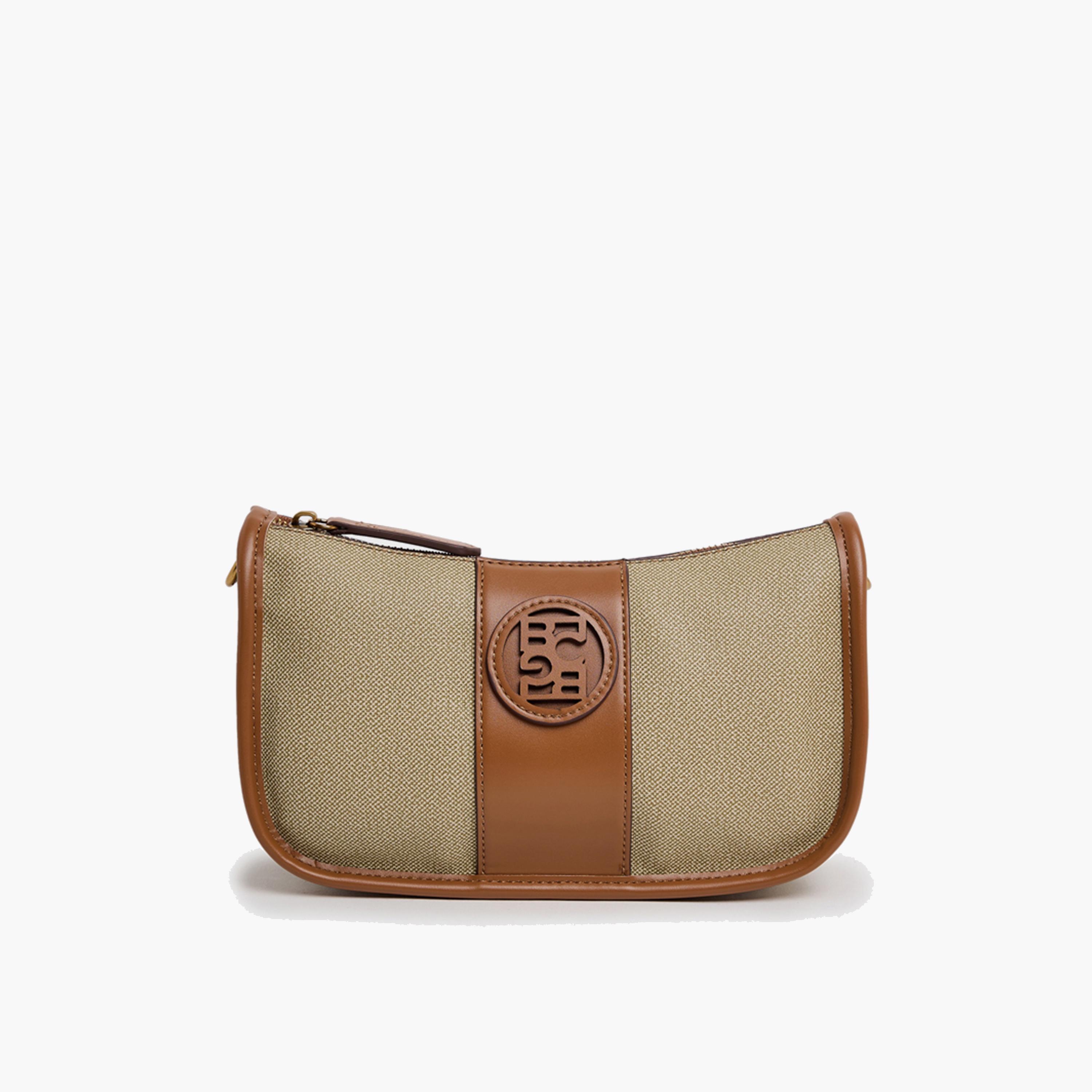 بي سي بي جي- شنطة كتف منقوشة بسحاب إغلاق وحزام قابل للفصل-women-bagsandwallets-handbags-image-1