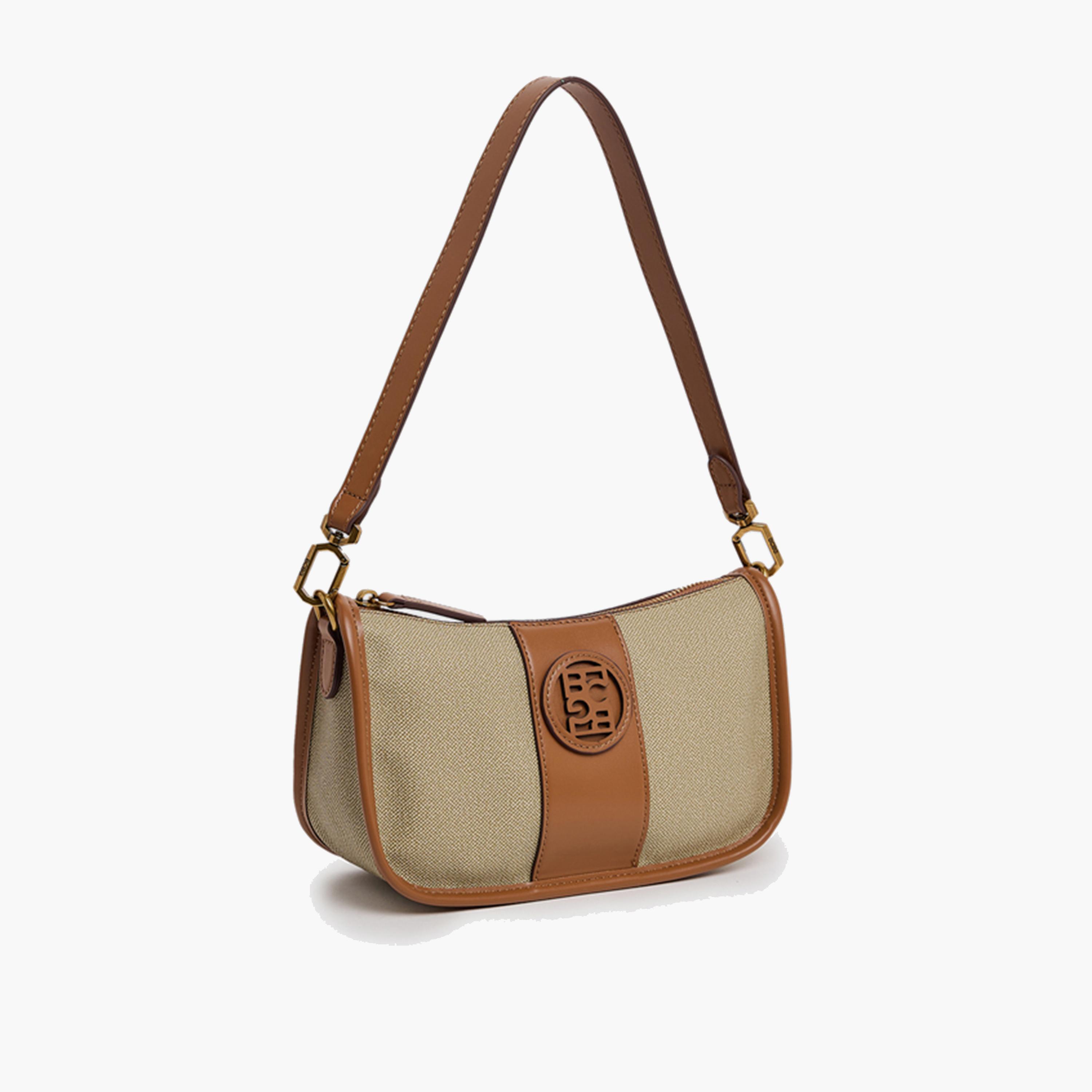 بي سي بي جي- شنطة كتف منقوشة بسحاب إغلاق وحزام قابل للفصل-women-bagsandwallets-handbags-image-3