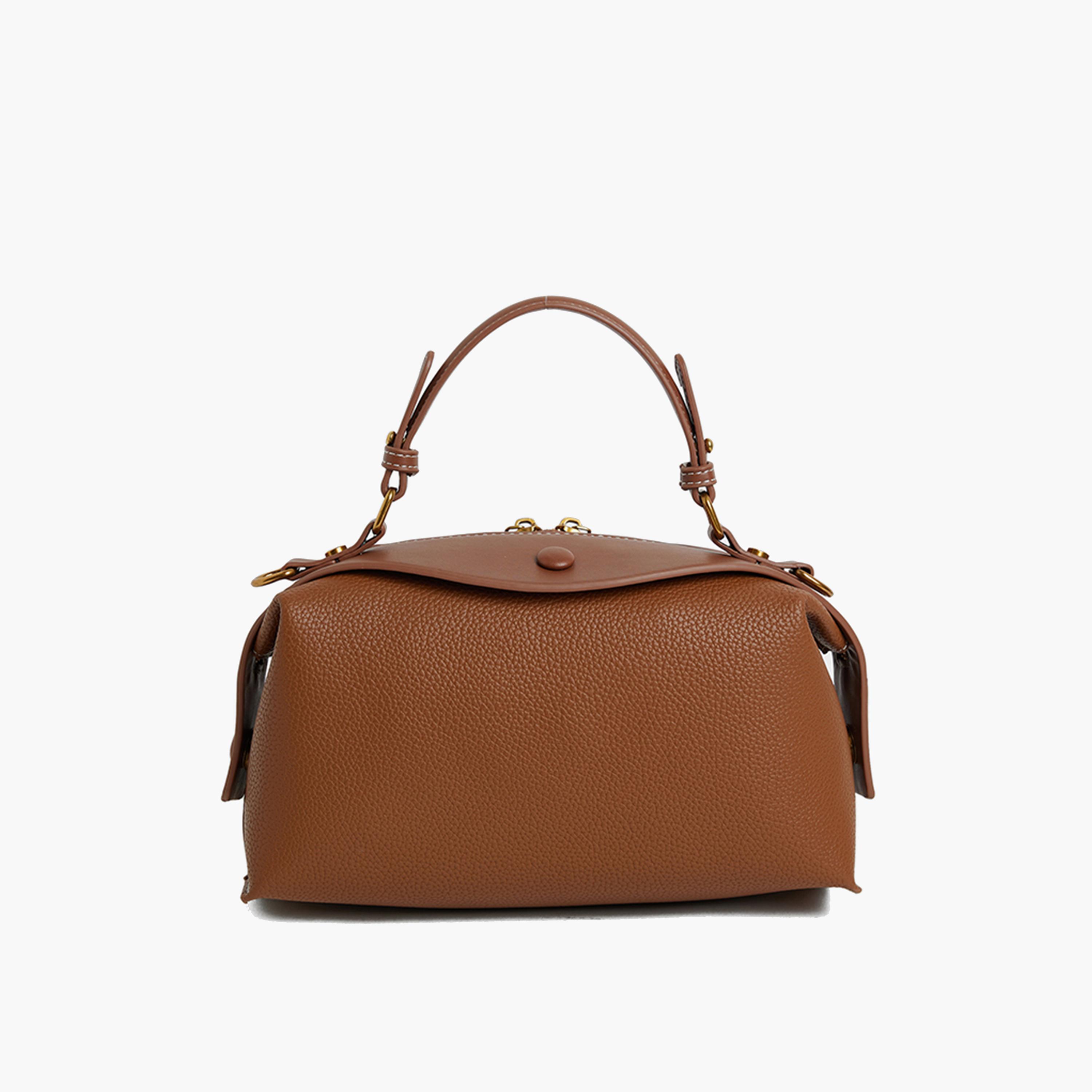 بي سي بي جي- شنطة كتف منقوشة بمقبض علوي منقوشة بسحاب إغلاق وحزام قابل للفصل-women-bagsandwallets-handbags-image-2