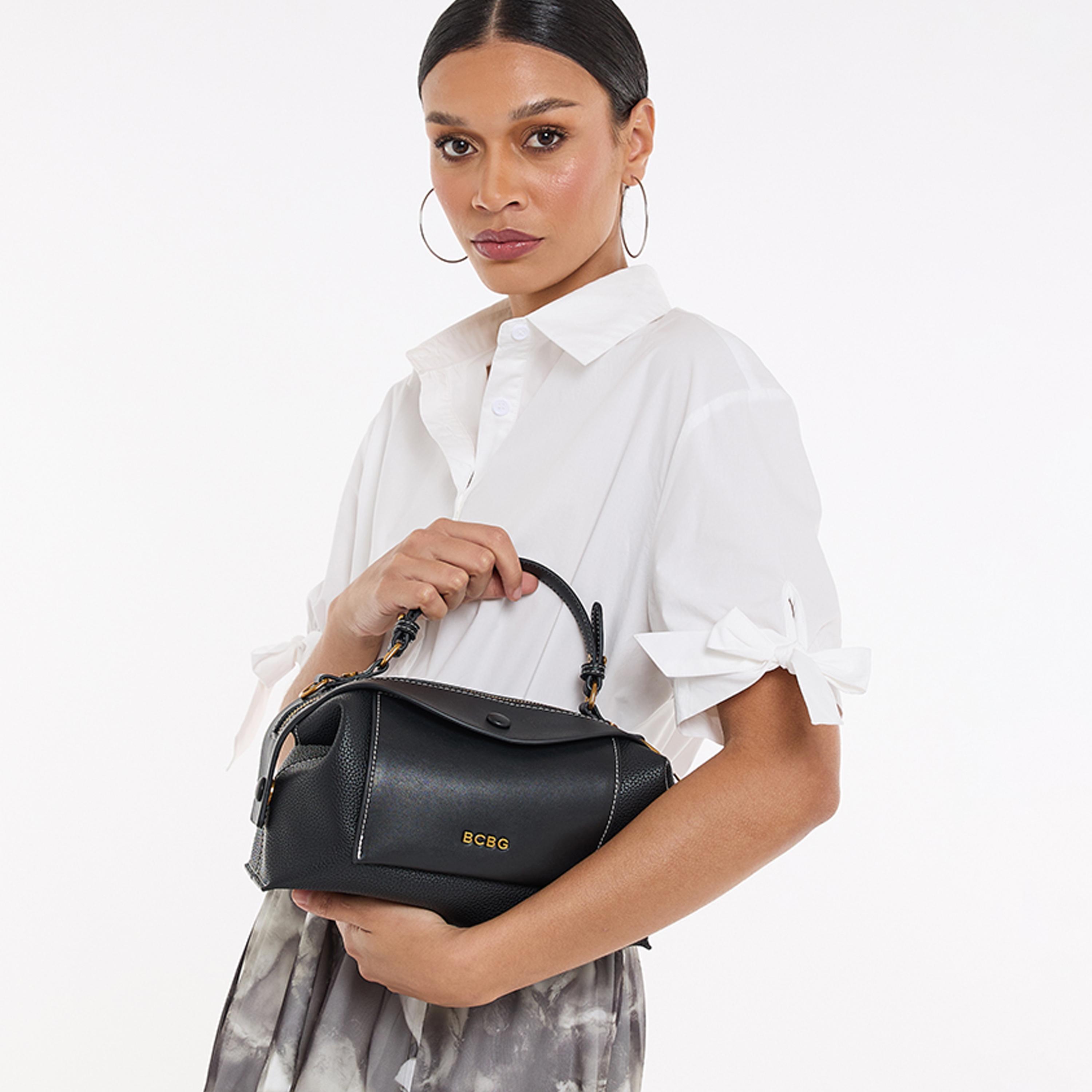 بي سي بي جي- شنطة كتف منقوشة بمقبض علوي منقوشة بسحاب إغلاق وحزام قابل للفصل-women-bagsandwallets-handbags-image-6