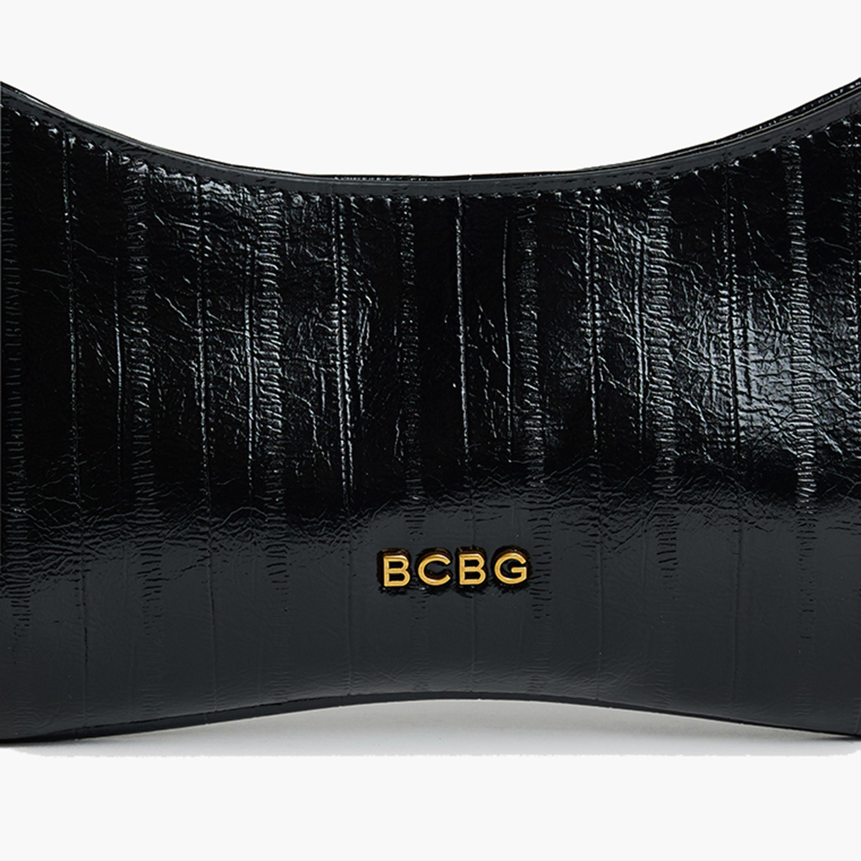 BCBG Textured Shoulder Bag with Zipper | 26 x 23 x 11.5 cm-women-bagsandwallets-handbags-image-4