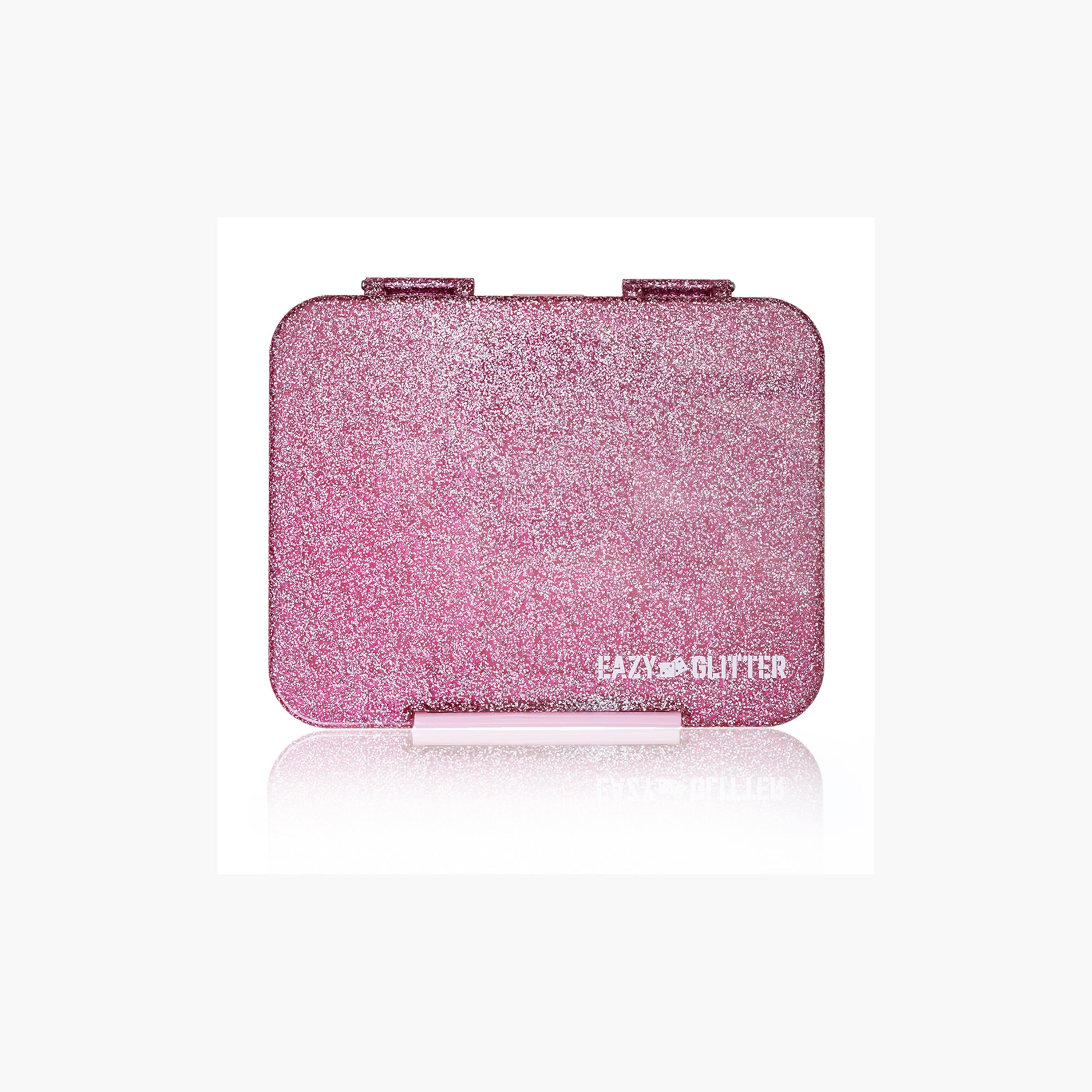 Eazy Kids 6 & 4 Convertible Bento Lunch Box with Bag Set - Glitter-school-lunchessentials-sets-image-4