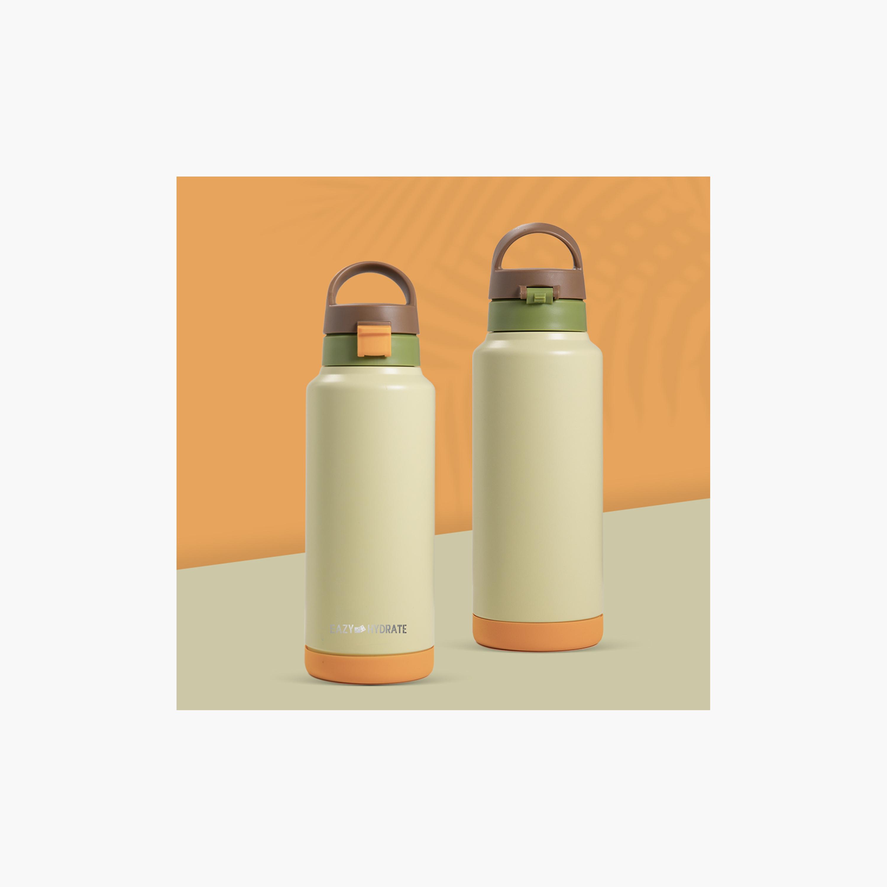 Eazy Kids Vacuum Insulated Water Bottle with Lunch Bag - Refresh - 950 ml - Green-school-waterbottles-image-3