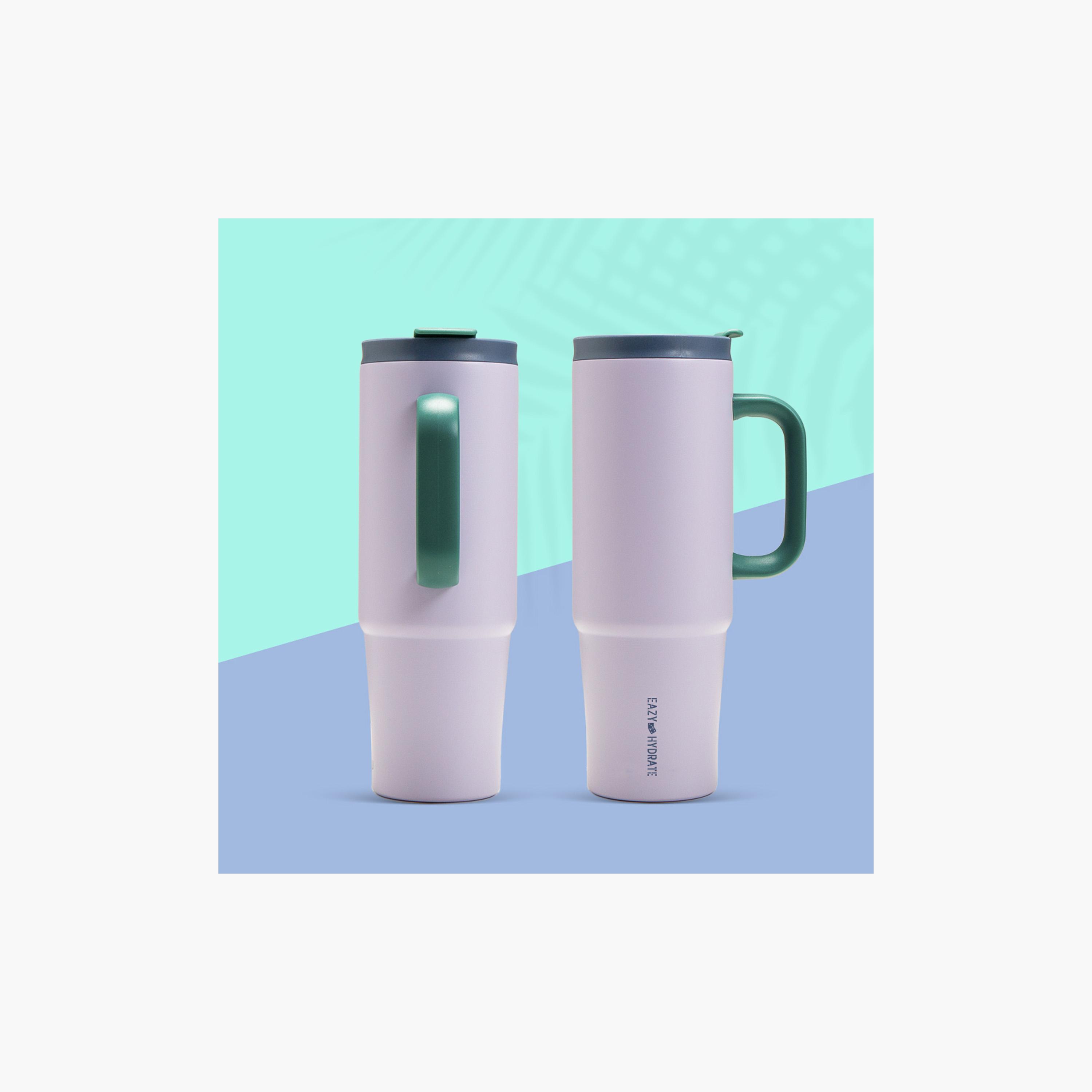 كوب سفر معزول مع حقيبة غداء من إيزي كيدز - 900 مل - لافندر-school-waterbottles-image-4