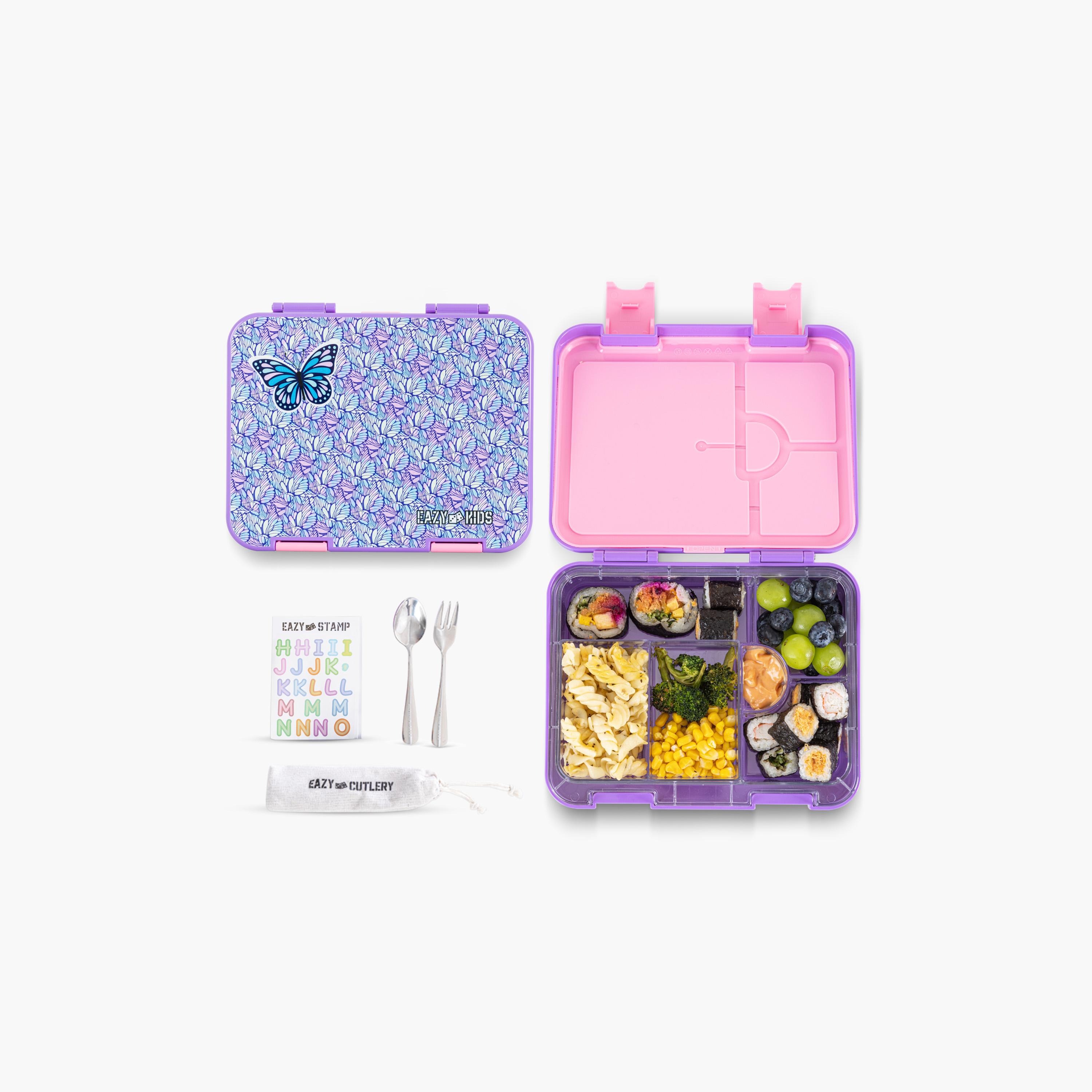 Eazy Kids 5-Piece Backpack Set - 18 Inch - 3D Butterfly - Purple-school-bagsandbackpacks-sets-image-4