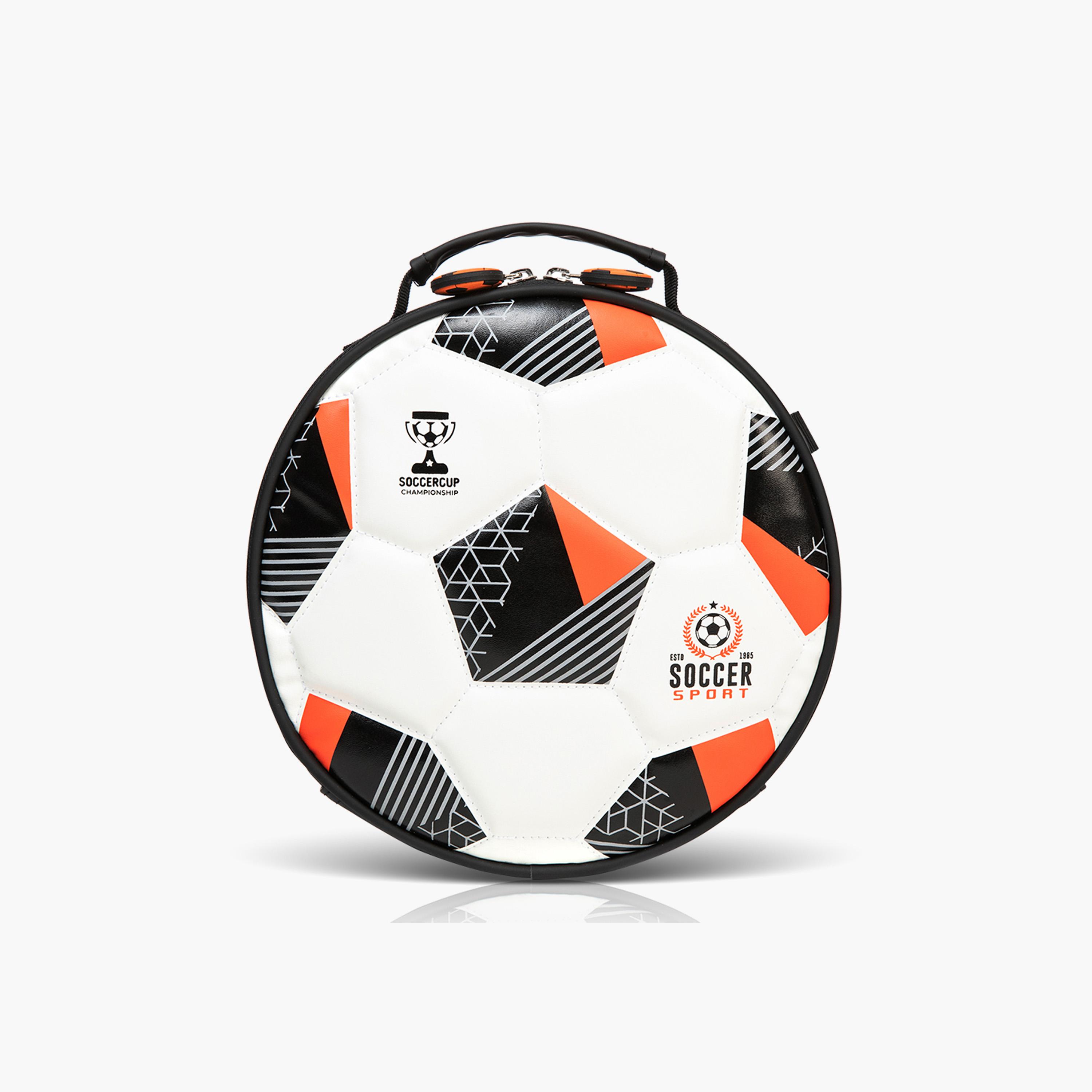 Eazy Kids 4-Piece Trolley School Backpack Set - 18 Inch - Football - Black-school-bagsandbackpacks-trolleybags-image-9