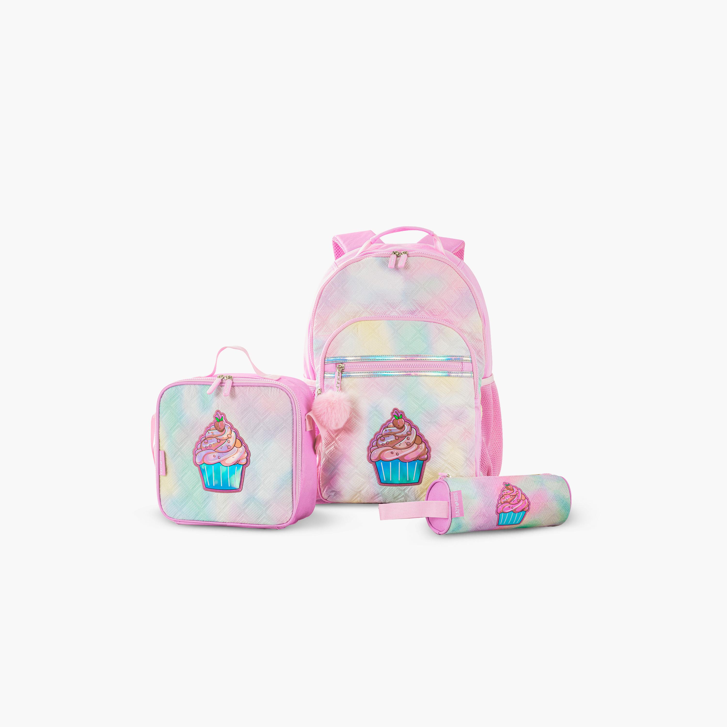 Eazy Kids 4-Piece Backpack Set - 17 Inch - Sugar Pop - Pink-school-bagsandbackpacks-sets-image-3