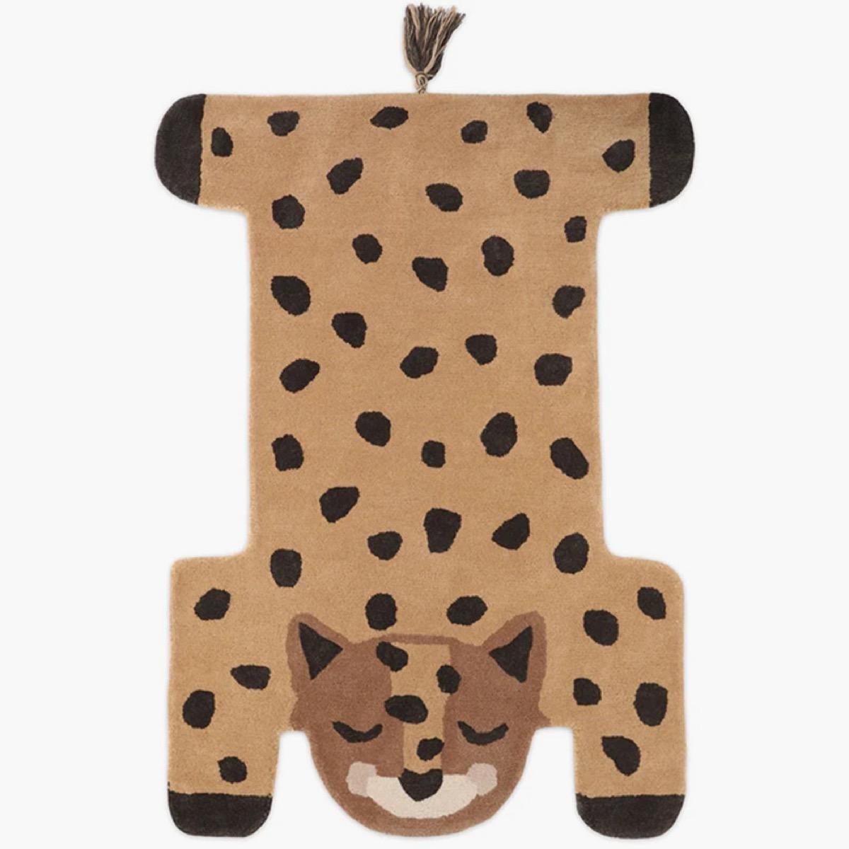 Nattiot Kumako Leopard Handtufted Rug - 90x125 cm