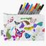 eatsleepdoodle Butterfly Pencil Pouch and Washable Fabric Marker Set-InfluencerCodes_Ramadan26_All_20012026-image-1
