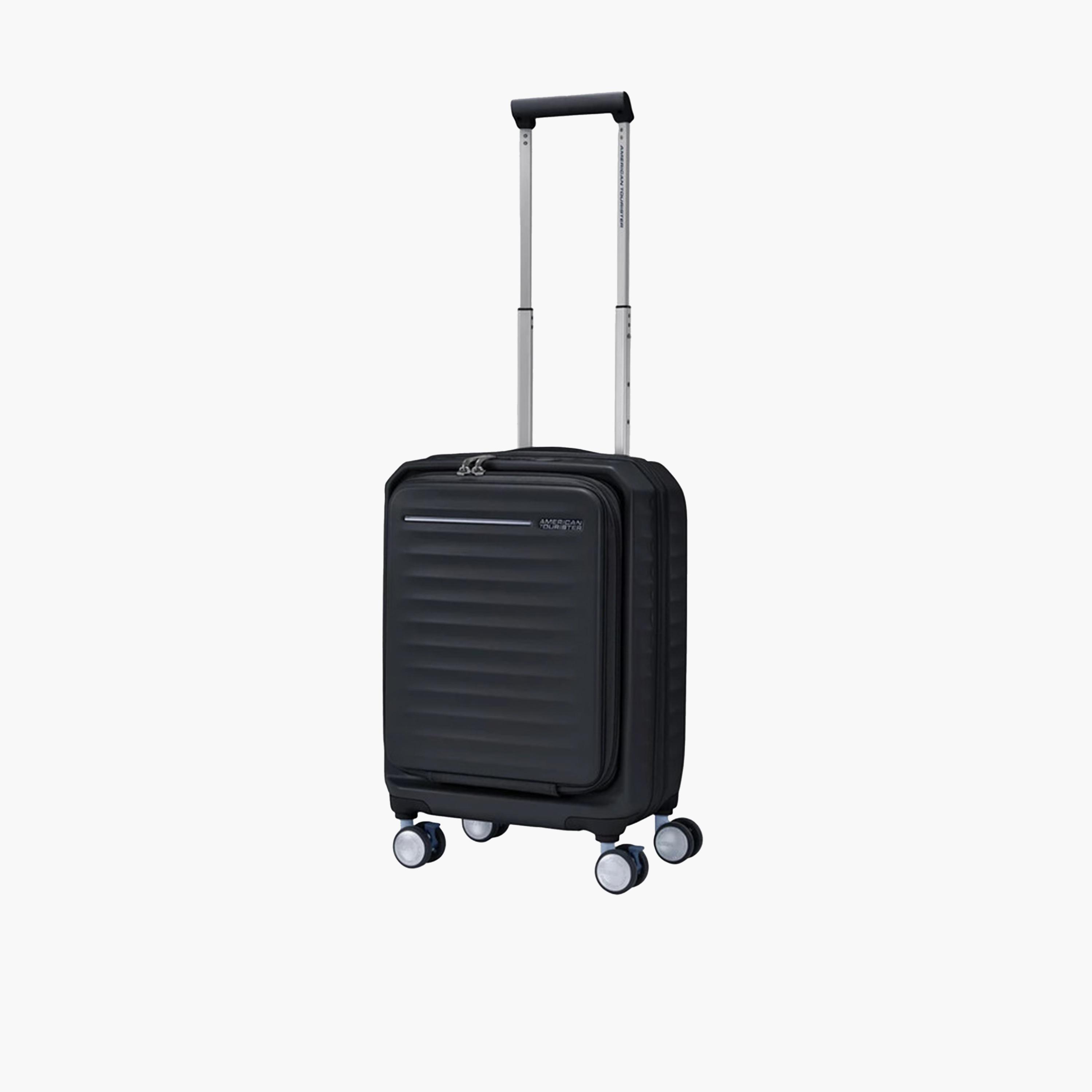 American Tourister Frontec 54 CM Small Cabin Polycarbonate with ABS Hard Sided 4-Wheeler Spinner Trolley Bag with TSA Lock-travel-luggagesandbags-luggage-image-1