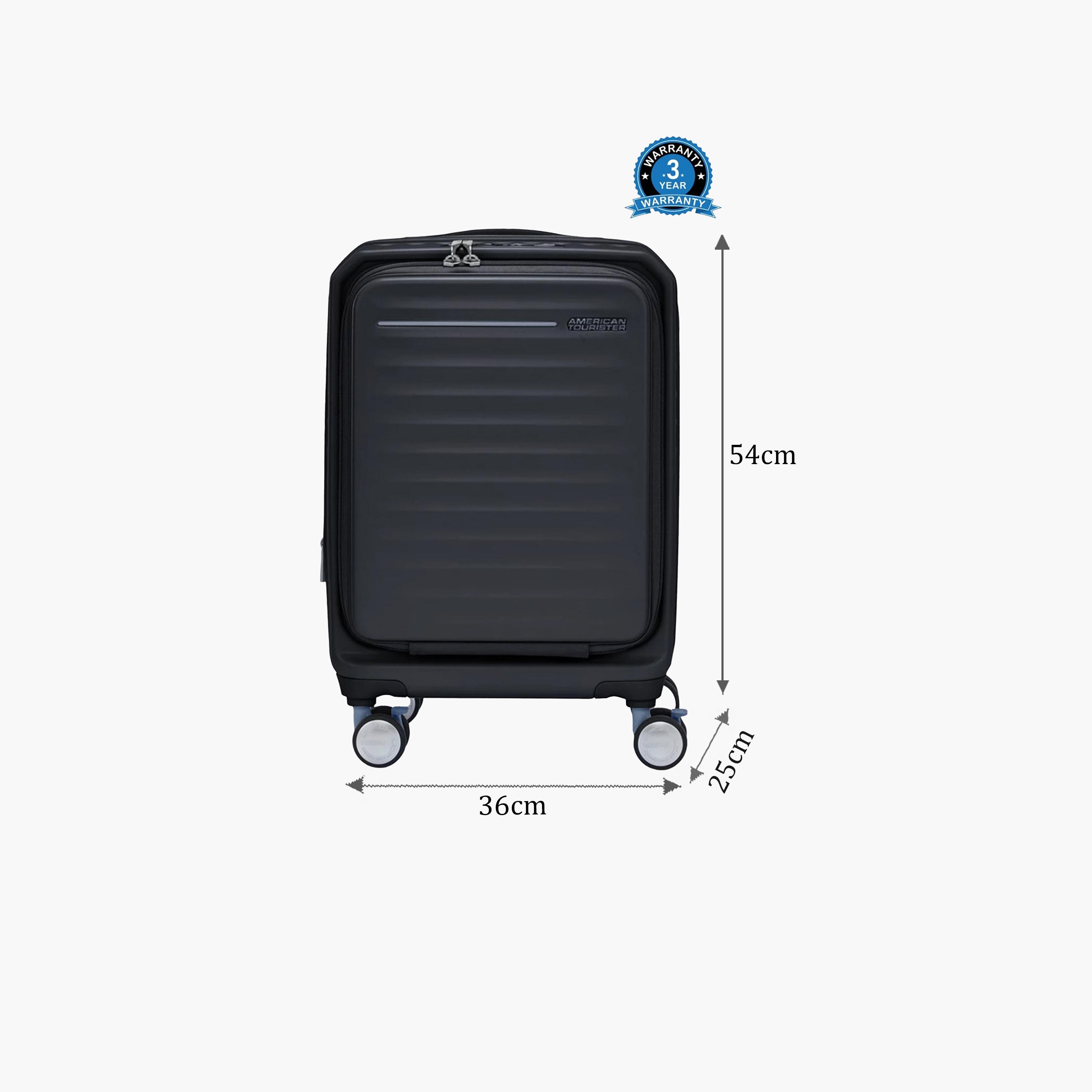 American Tourister Frontec 54 CM Small Cabin Polycarbonate with ABS Hard Sided 4-Wheeler Spinner Trolley Bag with TSA Lock-travel-luggagesandbags-luggage-image-2
