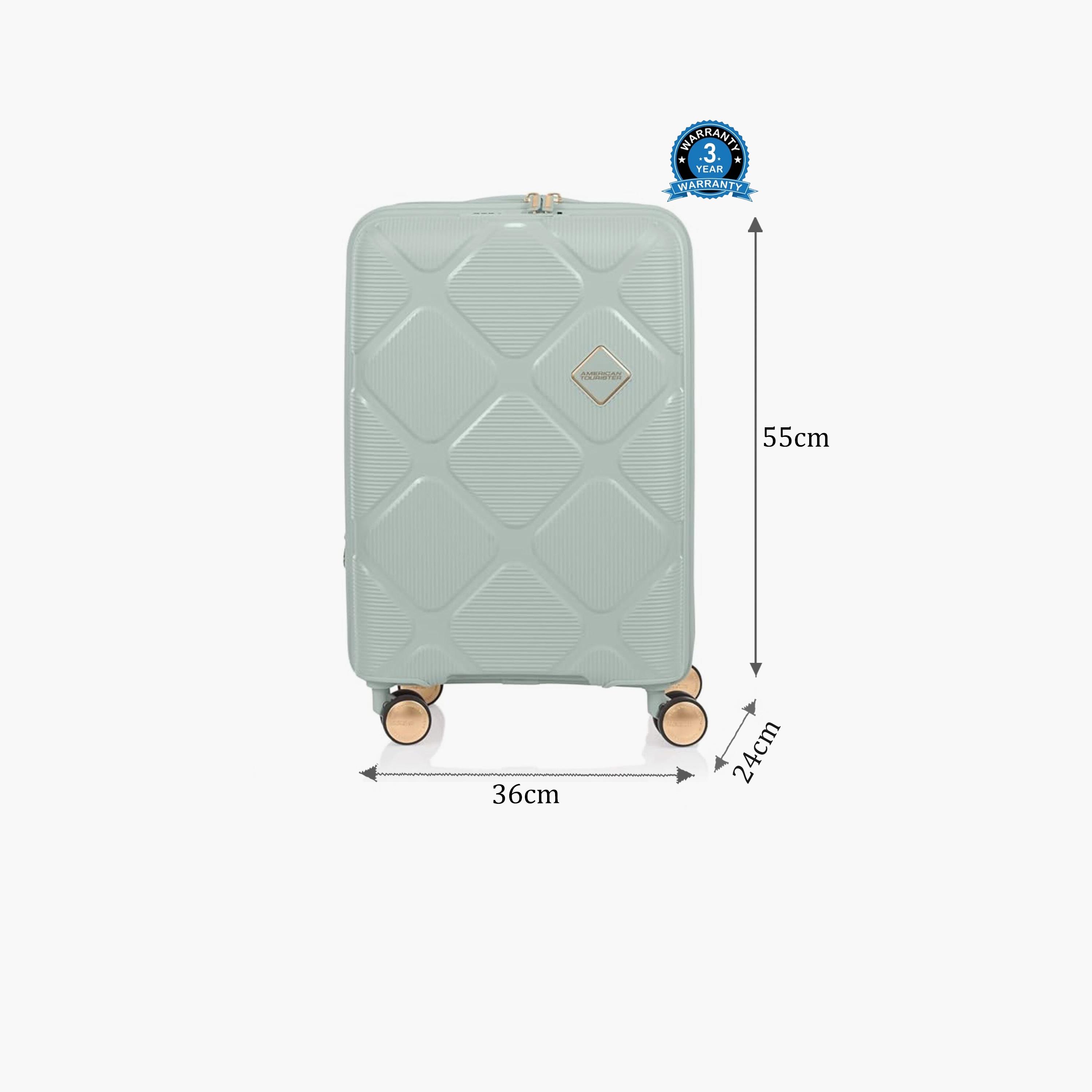 American Tourister Instagon 55 CM Small Cabin Polypropylene Hard Sided 4-Wheeler Spinner Trolley Bag with TSA Lock-travel-luggagesandbags-luggage-image-2