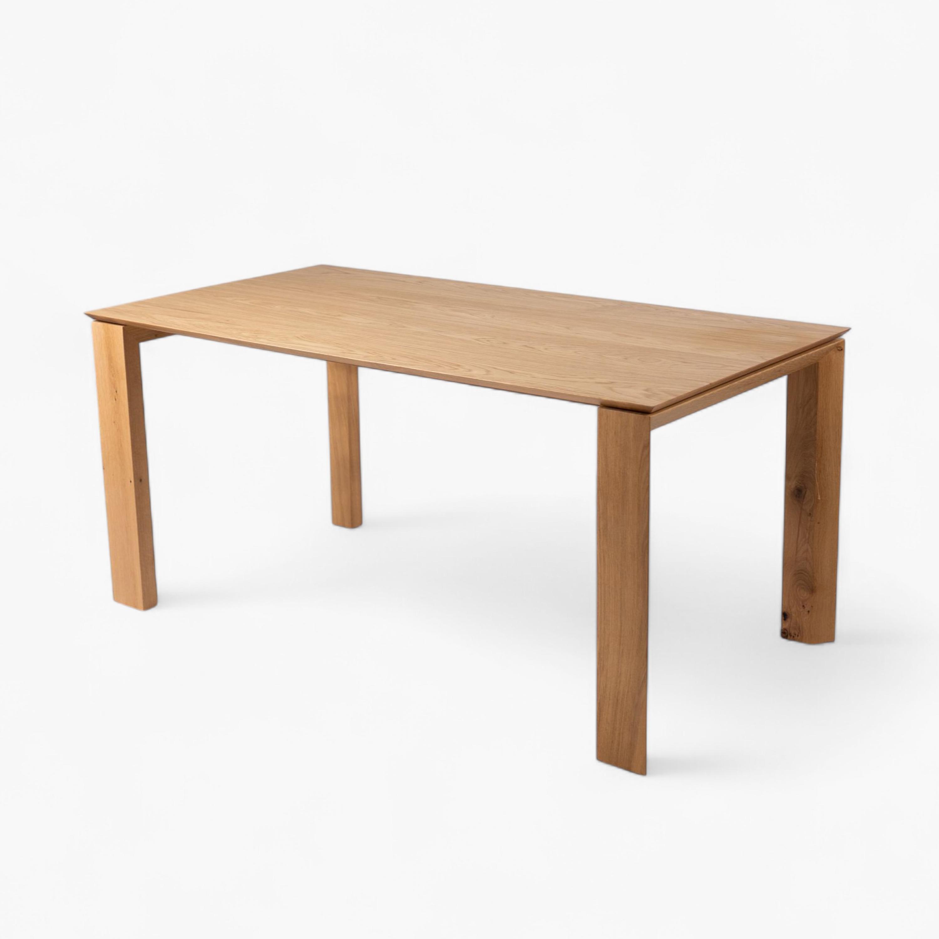 Edge 6-Seater Wooden Top Dining Table
