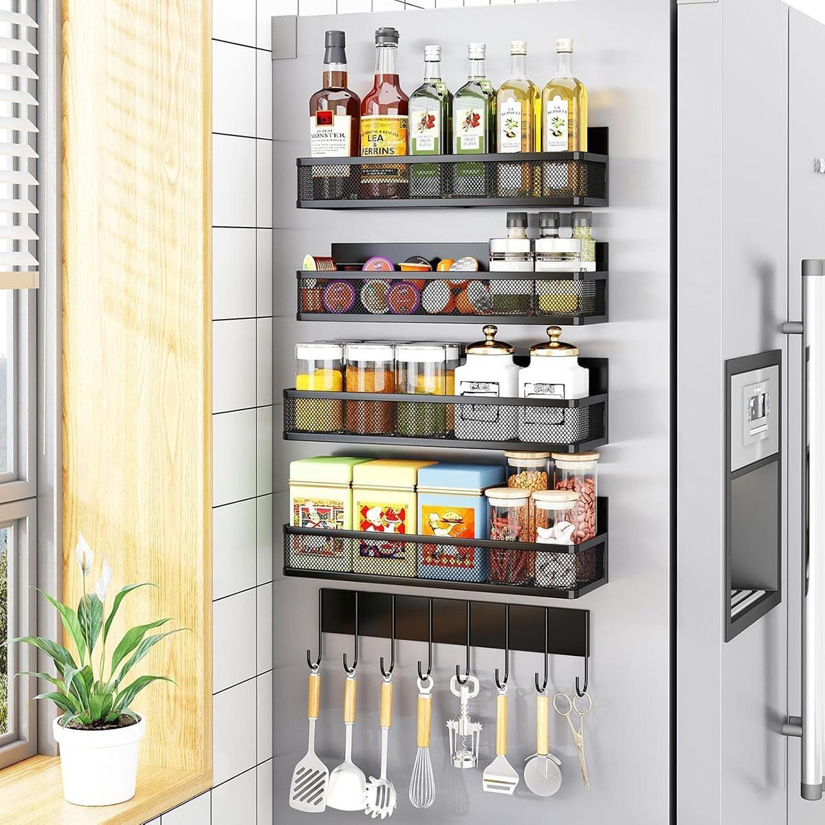 Quesera 5-Piece Magnetic Spice Rack Set