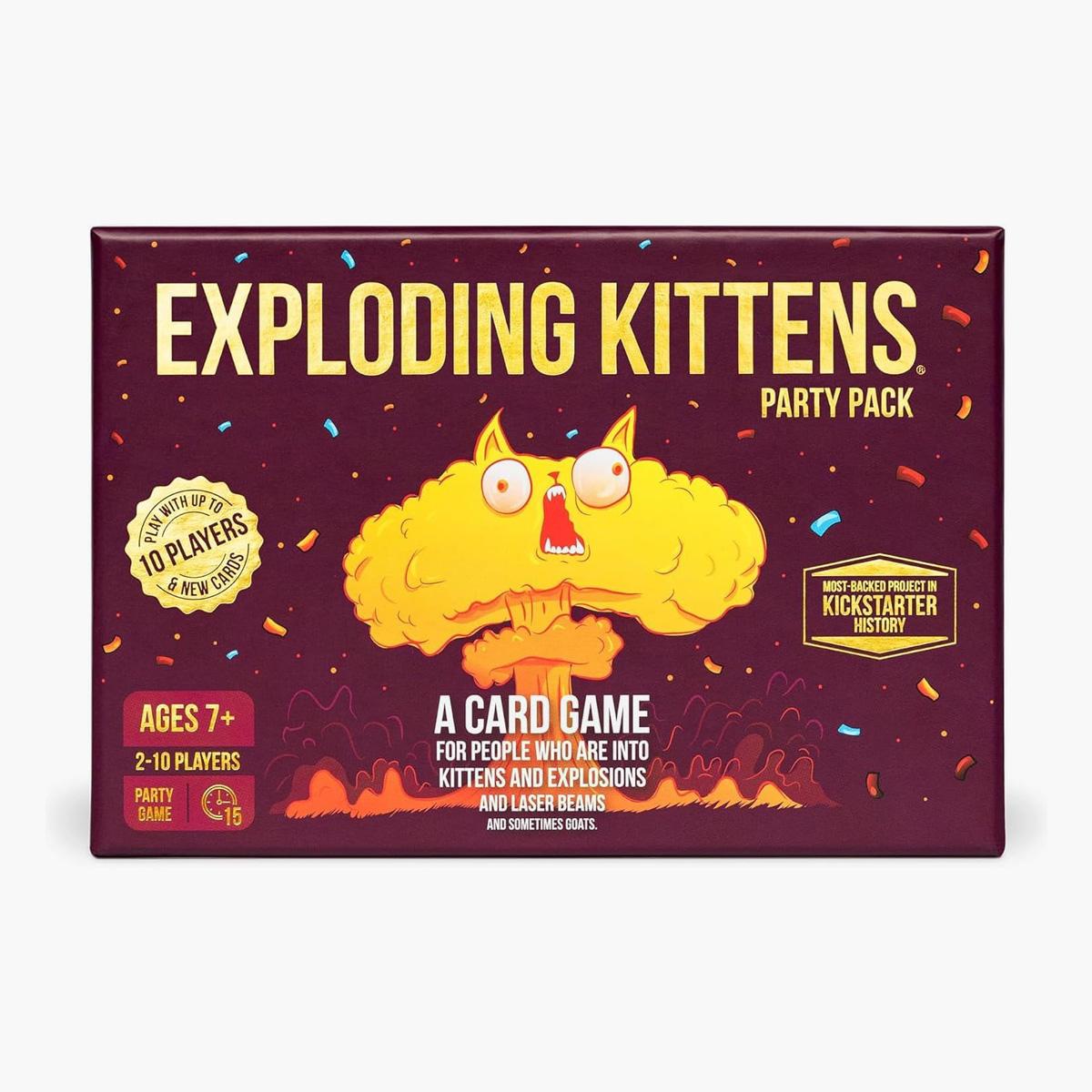 SNAPTRON 120-Piece Exploding Kittens Hilarious Card Game Set