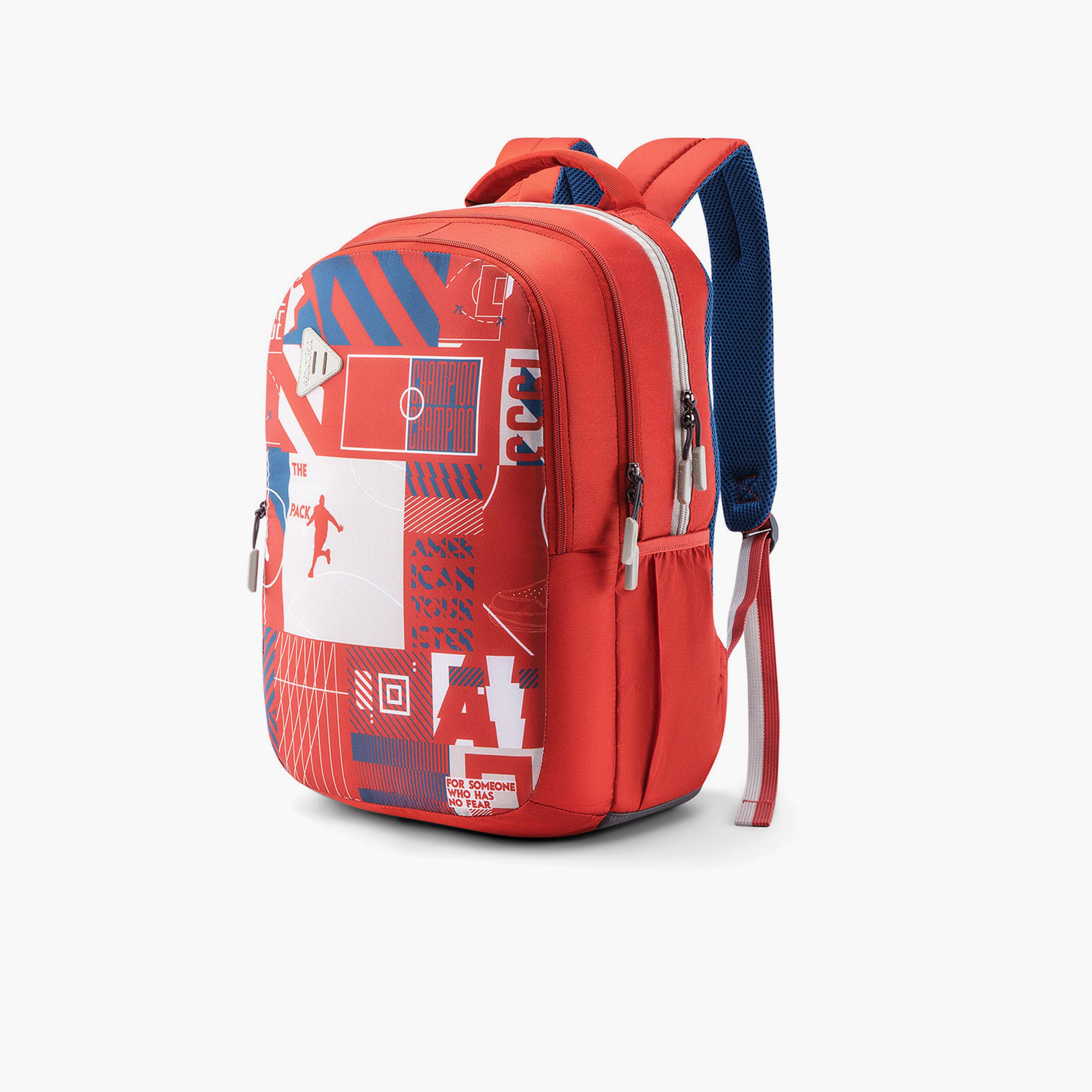 American Tourister 35L Backpack, Polyester, Adjustable Shoulder Straps | LN720102-school-bagsandbackpacks-backpacks-image-4