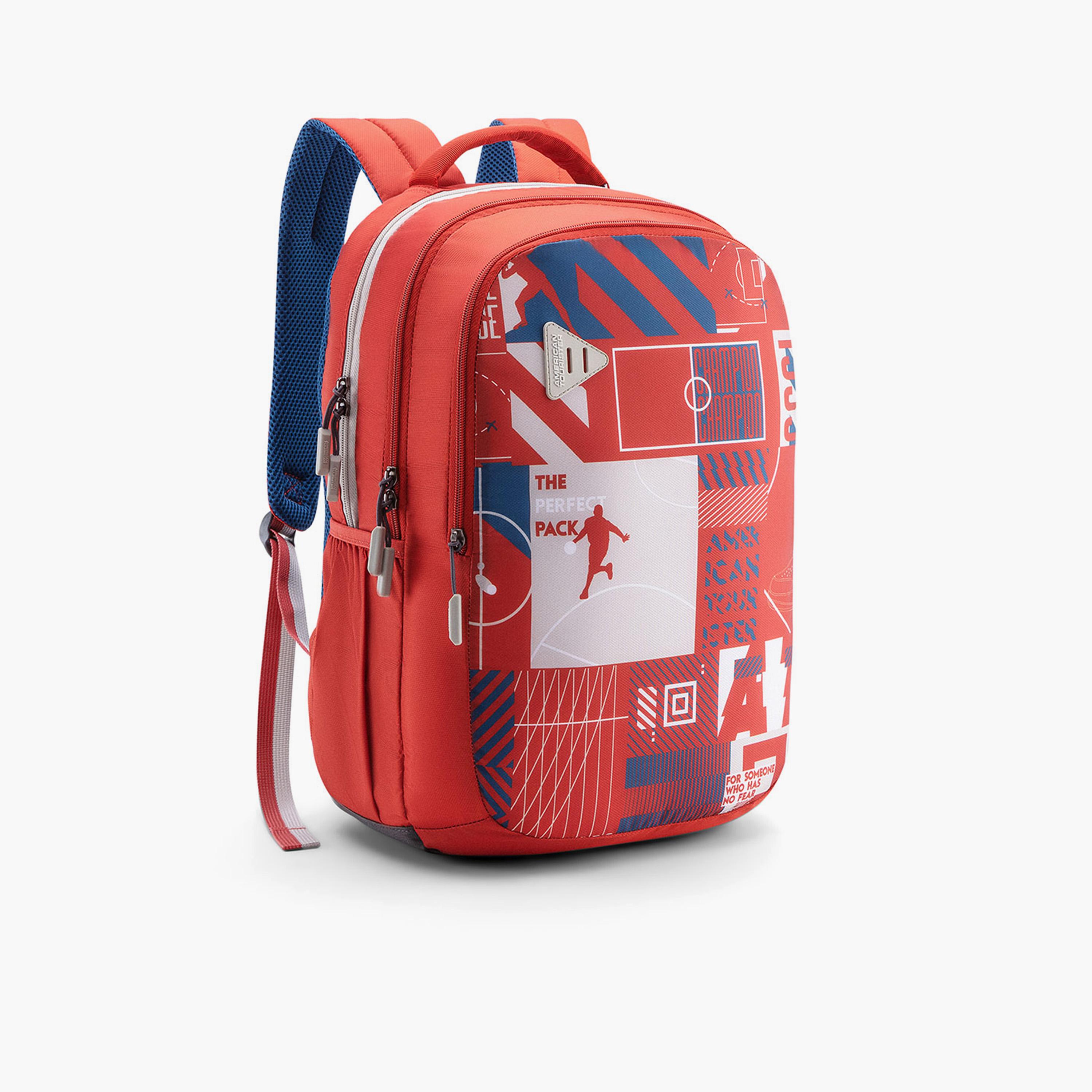 American Tourister 35L Backpack, Polyester, Adjustable Shoulder Straps | LN720102-school-bagsandbackpacks-backpacks-image-5