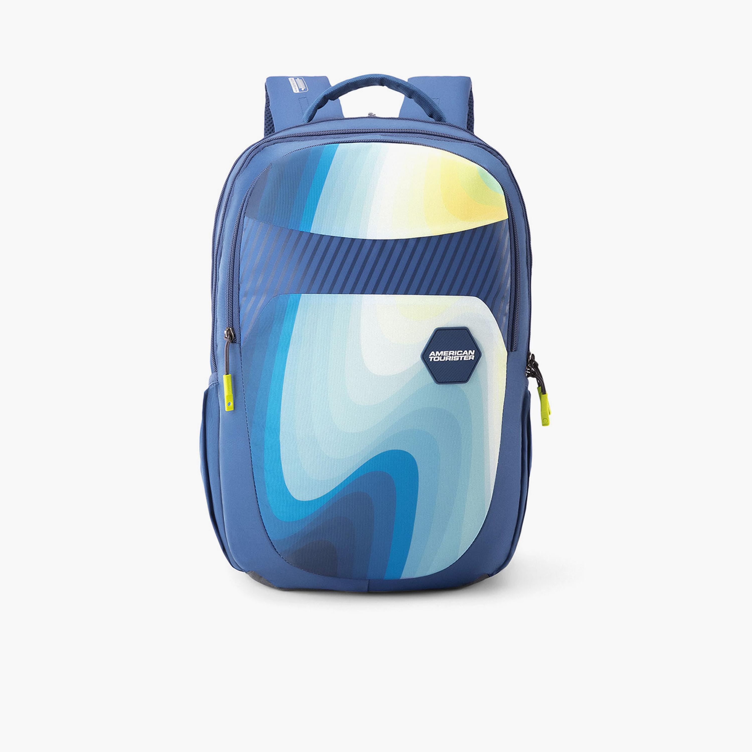 American Tourister 30.5L Backpack, Polyester, Adjustable Shoulder Straps | LN941001-school-bagsandbackpacks-backpacks-image-1