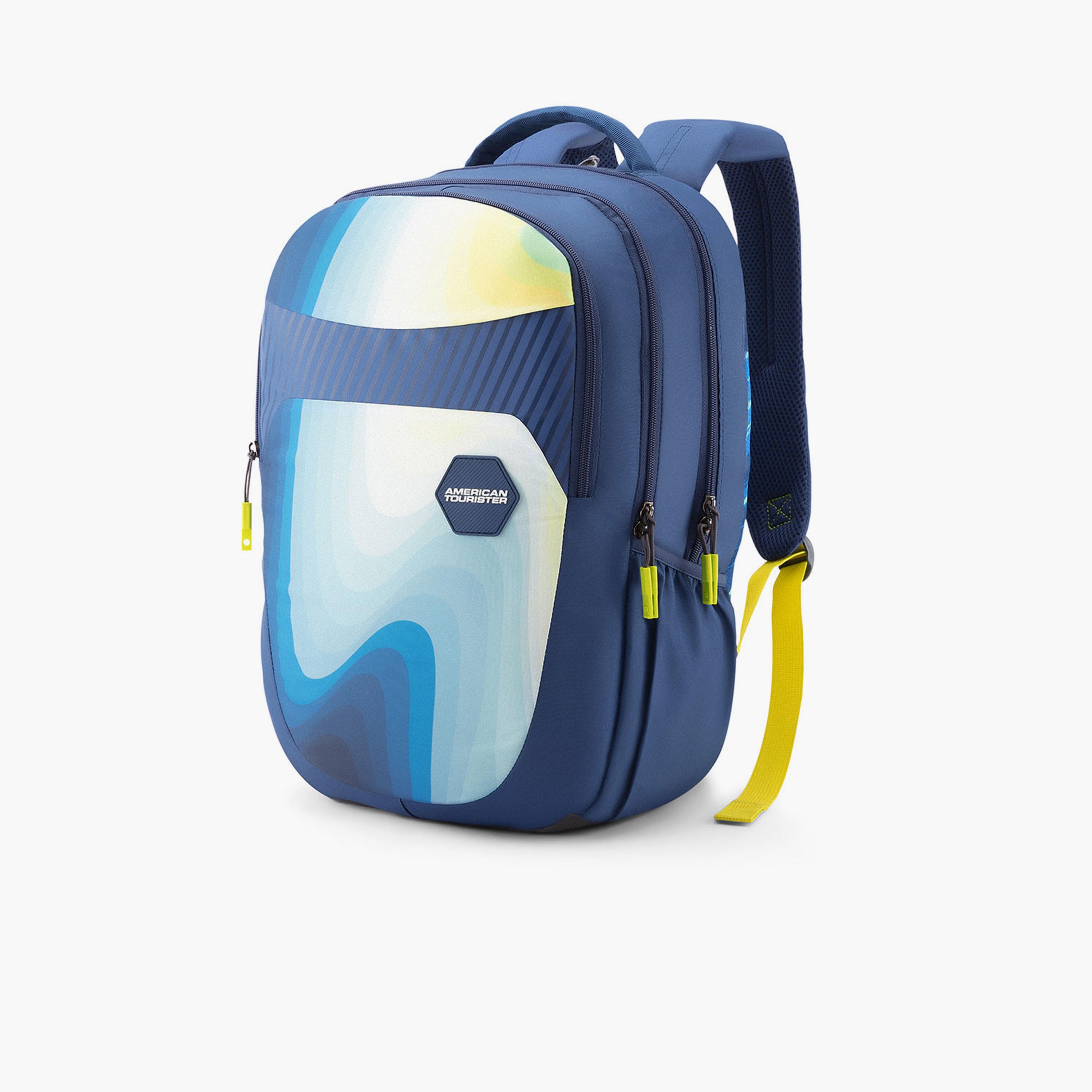 American Tourister 30.5L Backpack, Polyester, Adjustable Shoulder Straps | LN941001-school-bagsandbackpacks-backpacks-image-4