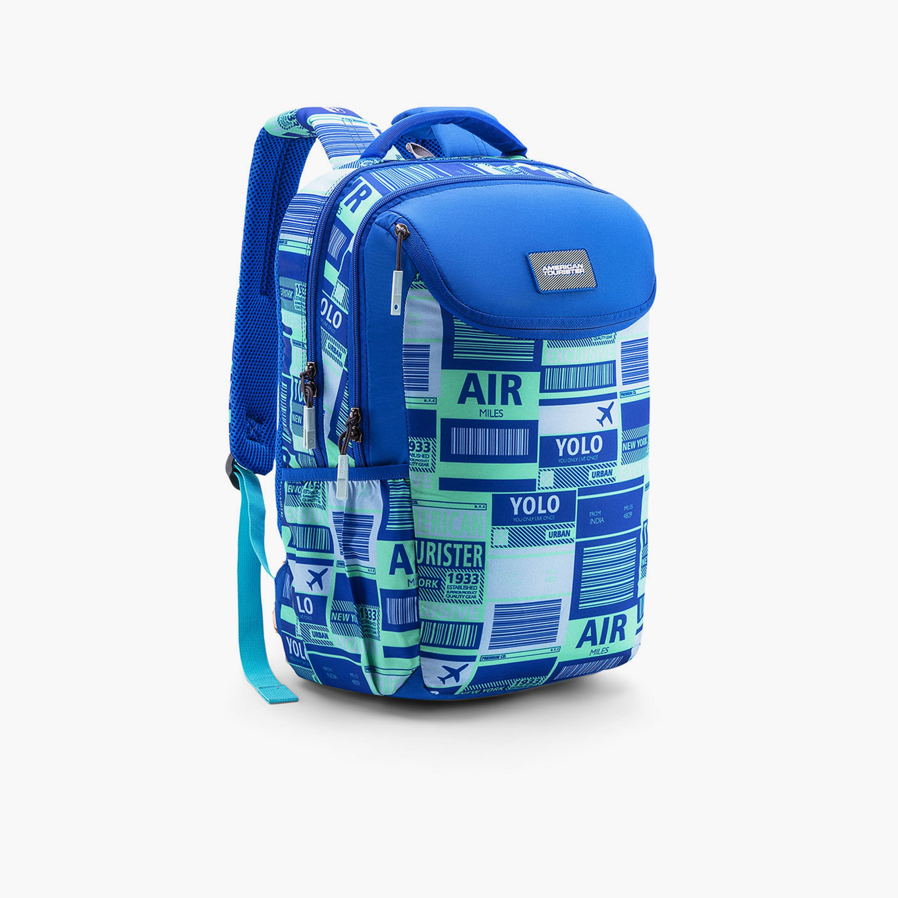 American Tourister 30.5L Backpack, Polyester, Adjustable Shoulder Straps | LN904002-school-bagsandbackpacks-backpacks-image-5
