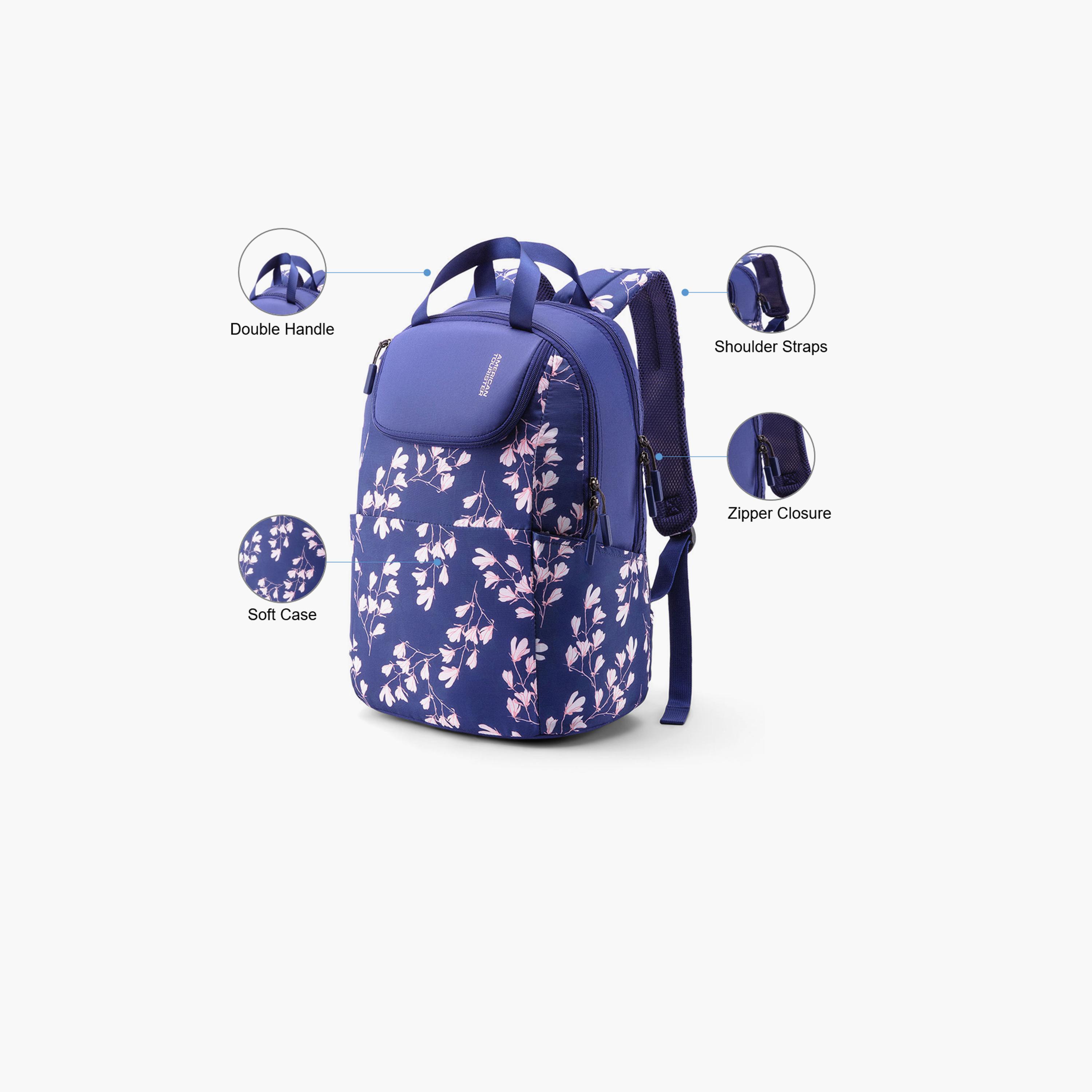 American Tourister 25L Backpack, Polyester, Adjustable Shoulder Straps | LO241001-school-bagsandbackpacks-backpacks-image-3
