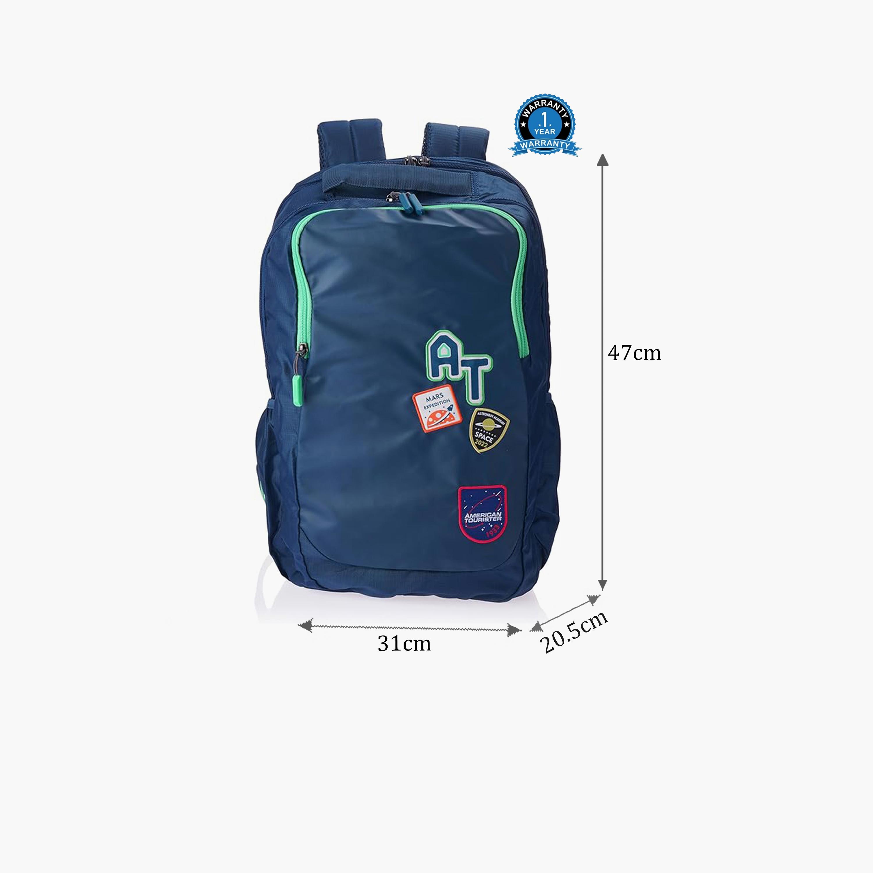 American Tourister 32L Backpack, Polyester, Adjustable Shoulder Straps | LO811001-school-bagsandbackpacks-backpacks-image-2